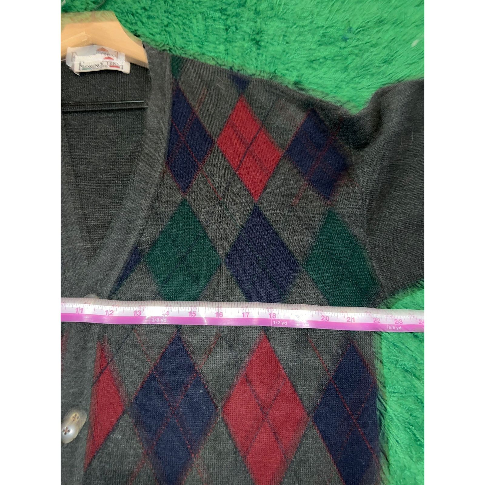 Florence Tricot Vintage Florence Tricot Sweater Italy Cardigan VTG 90s Large Size US L / EU 52-54 / 3 - 12 Thumbnail
