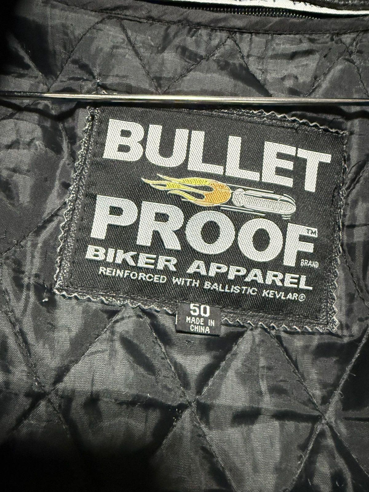 Vintage Vintage Bullet Proof Biker Apparel Leather Jacket Size US L / EU 52-54 / 3 - 11 Thumbnail