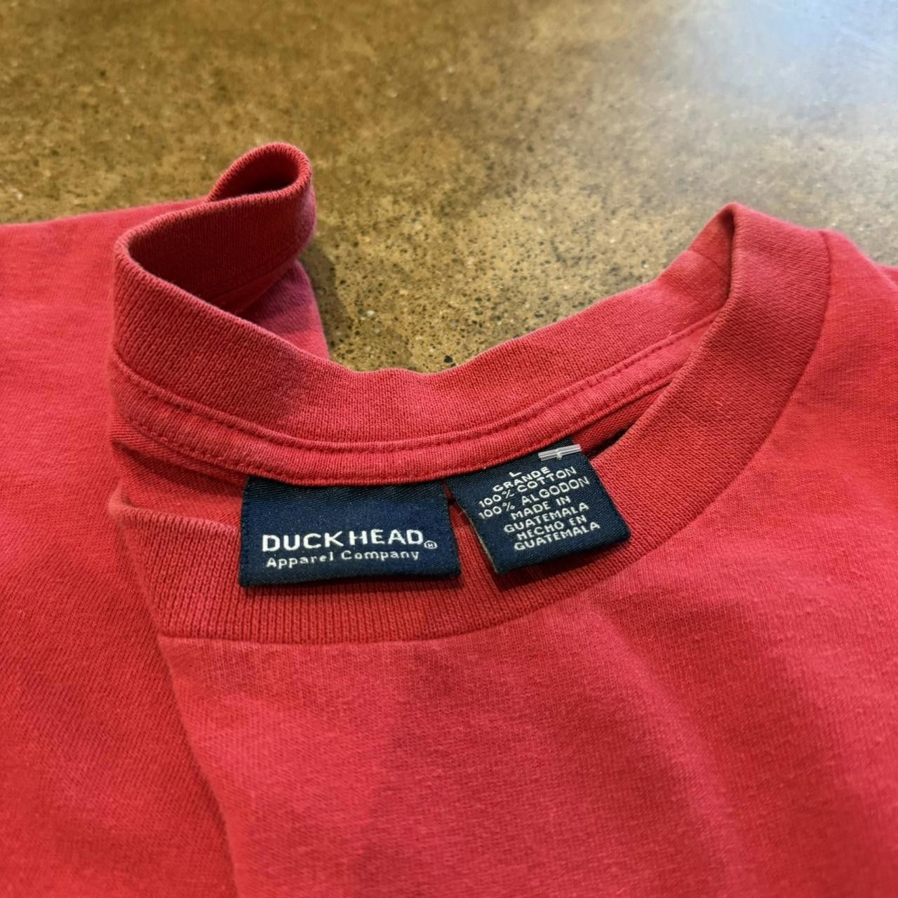 Designer Red Duckehead Pocket Tee Size US L / EU 52-54 / 3 - 4 Thumbnail