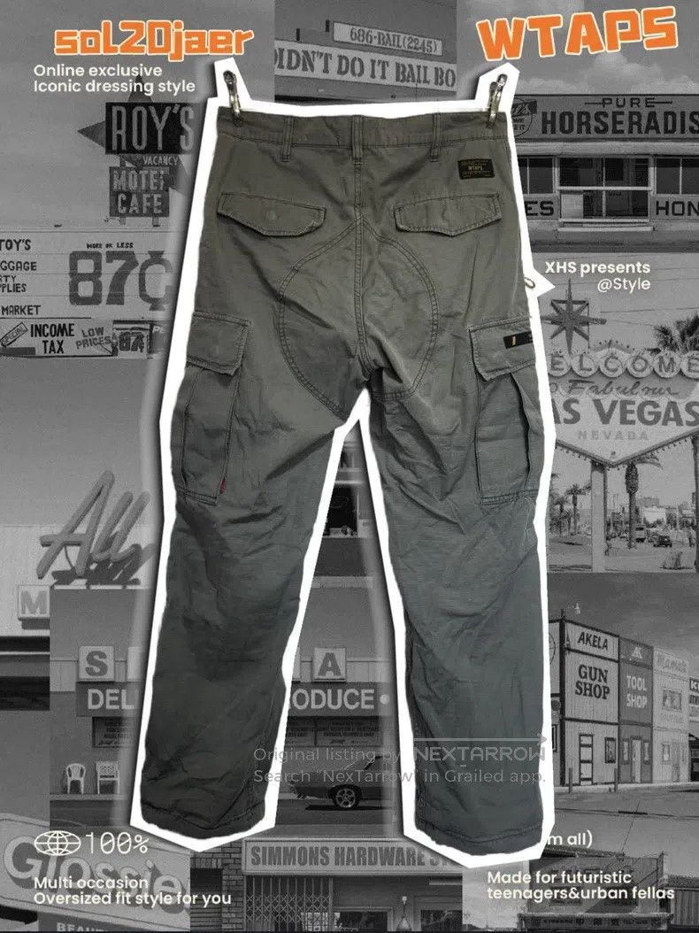 Wtaps Wtaps size 1 Wash gray-green work pants Size US 38 / EU 54 - 2 Thumbnail