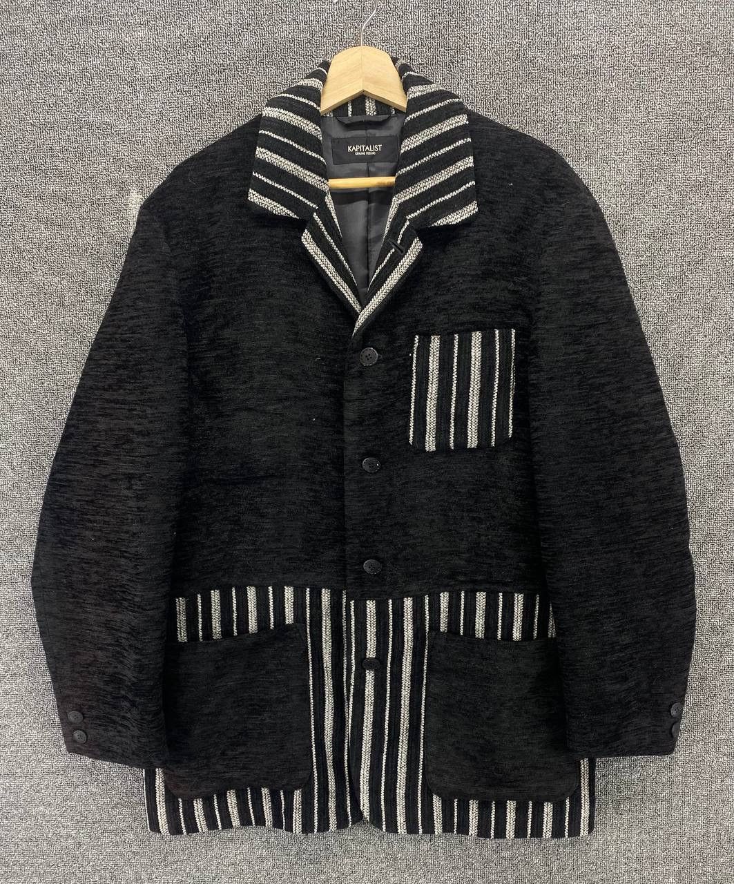 Japanese Brand Vintage Kapitalist Luxury Design Wool Jacket Size US L / EU 52-54 / 3 - 1 Thumbnail