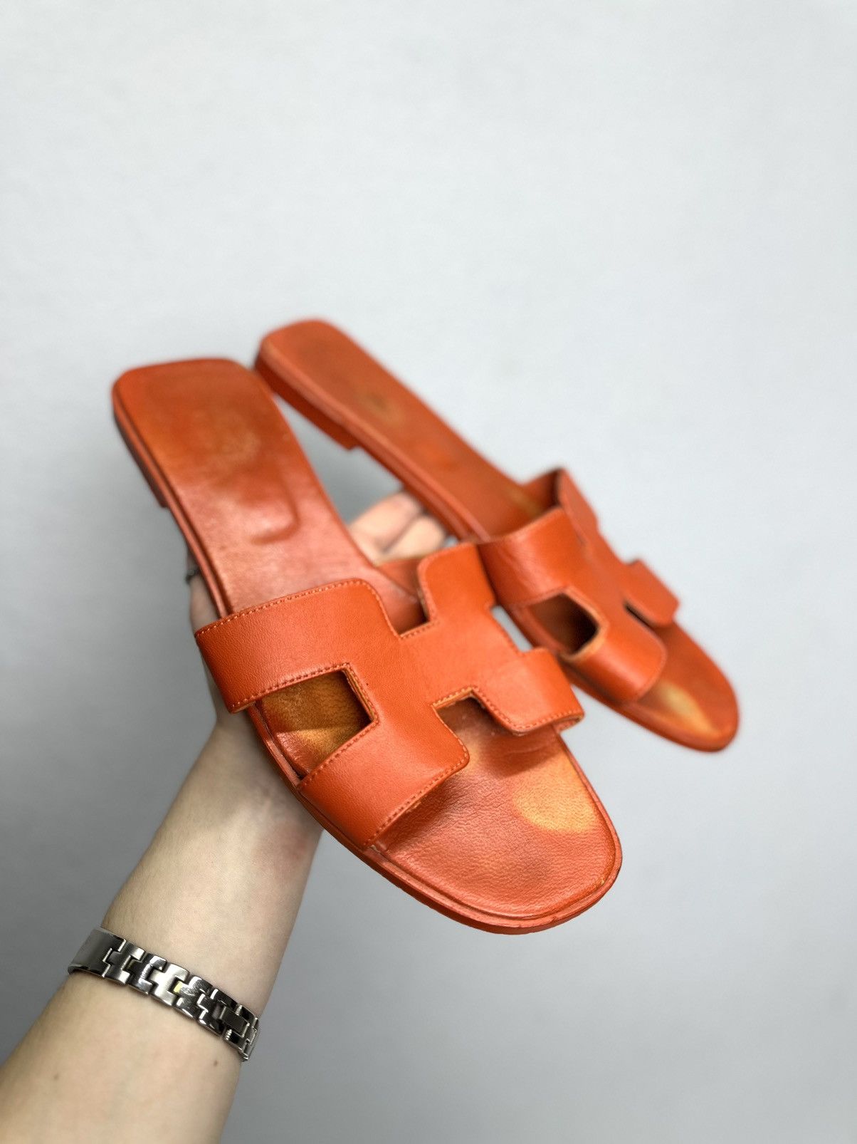 Hermes Vintage Hermes Sandals Luxury Size US 11 / IT 41 - 2 Thumbnail