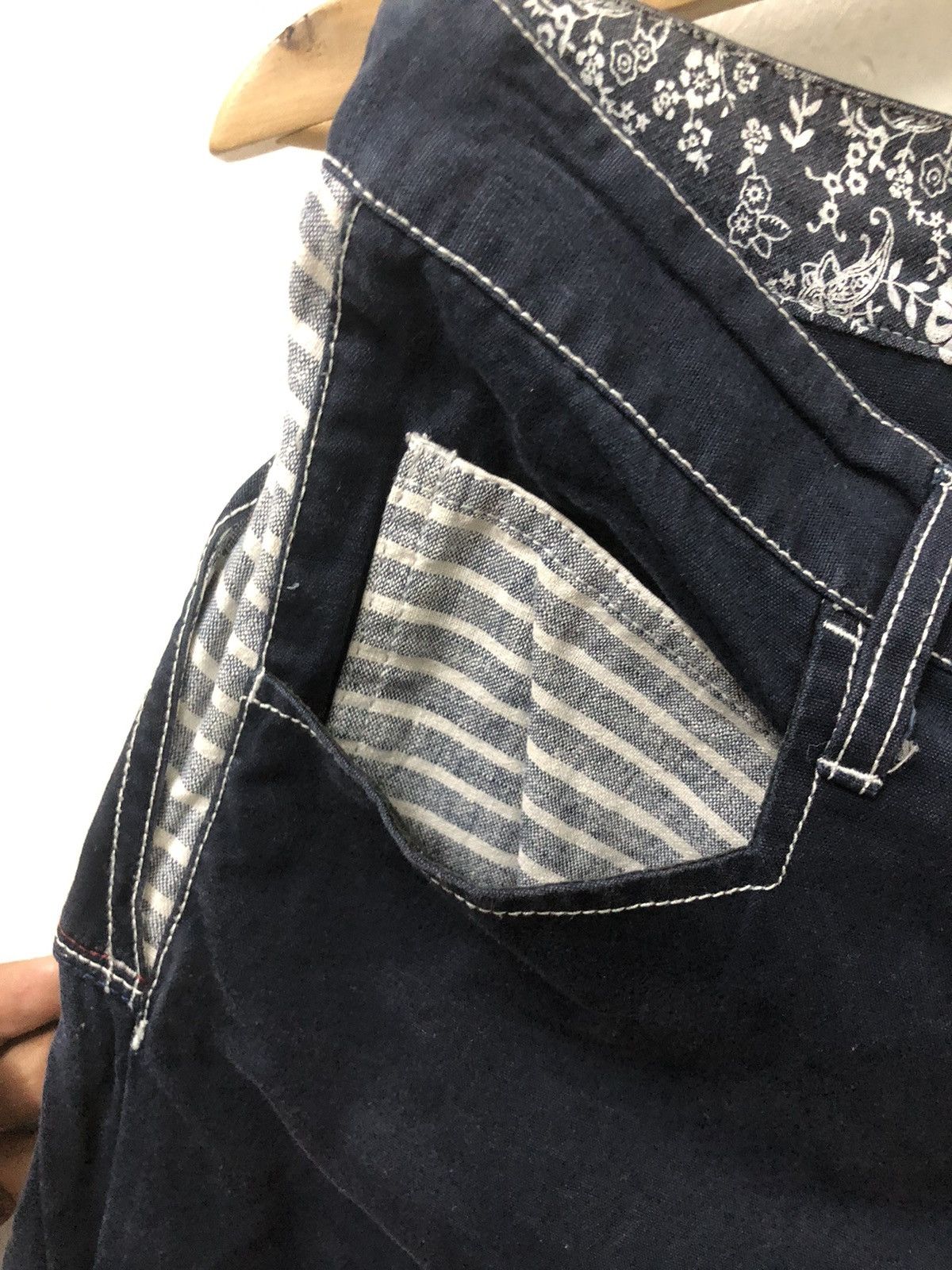 Japanese Brand × semanticdesign Semantic Design three-quarter shorts double layer backhit Size US 31 - 4 Thumbnail