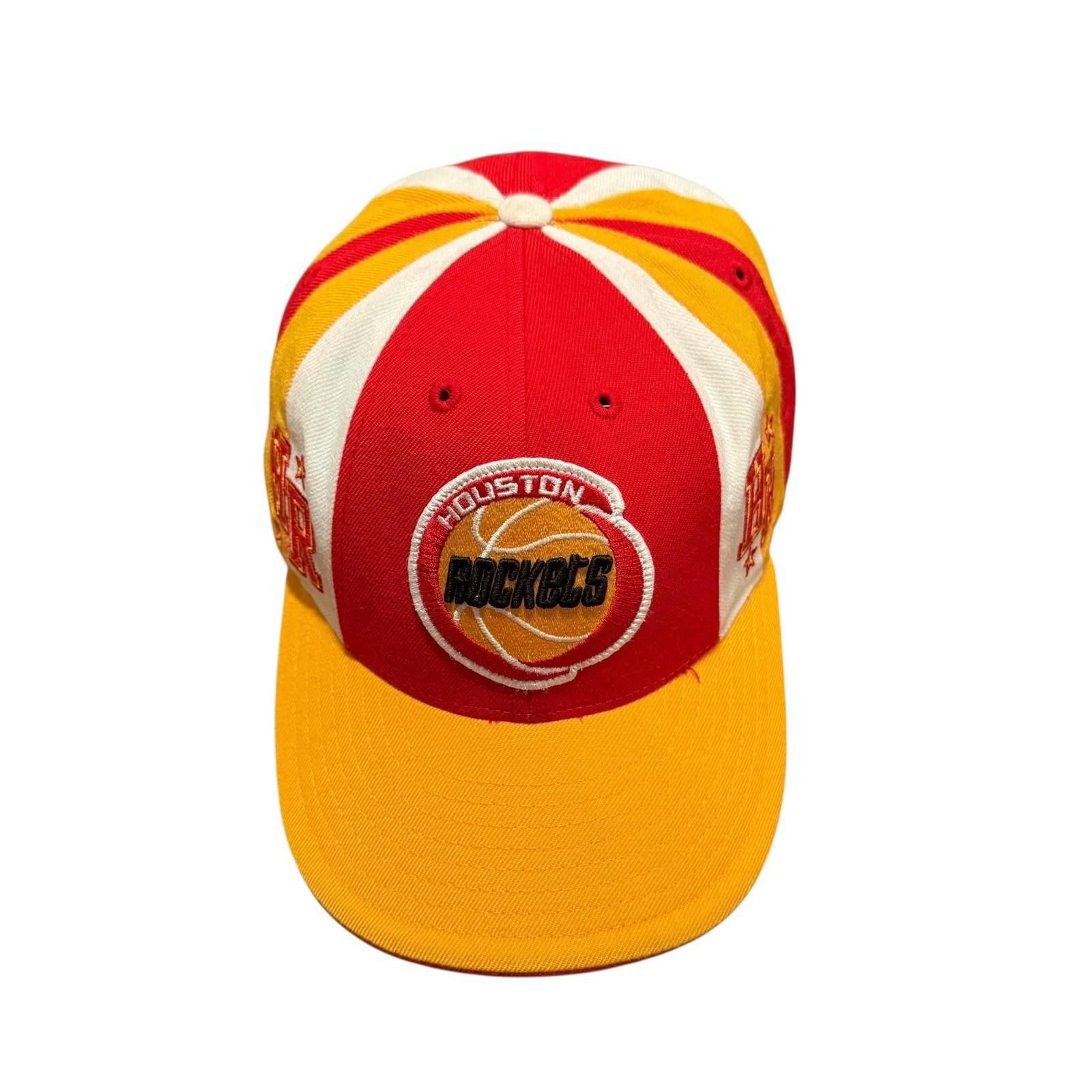 Mitchell & Ness Mitchell & Ness Houston Rockets Retro Stripe Snapback Hat Size ONE SIZE - 3 Thumbnail