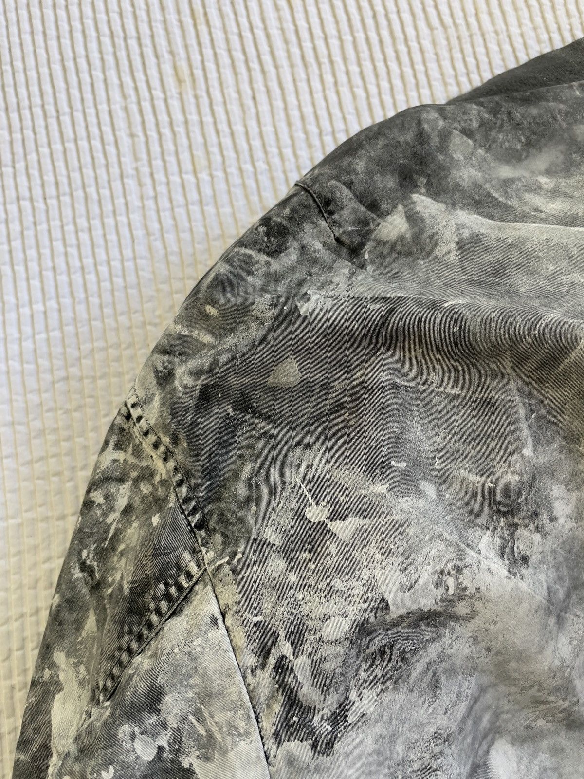 Handmade Snow Camo Bomber Jacket Size US XL / EU 56 / 4 - 19 Thumbnail