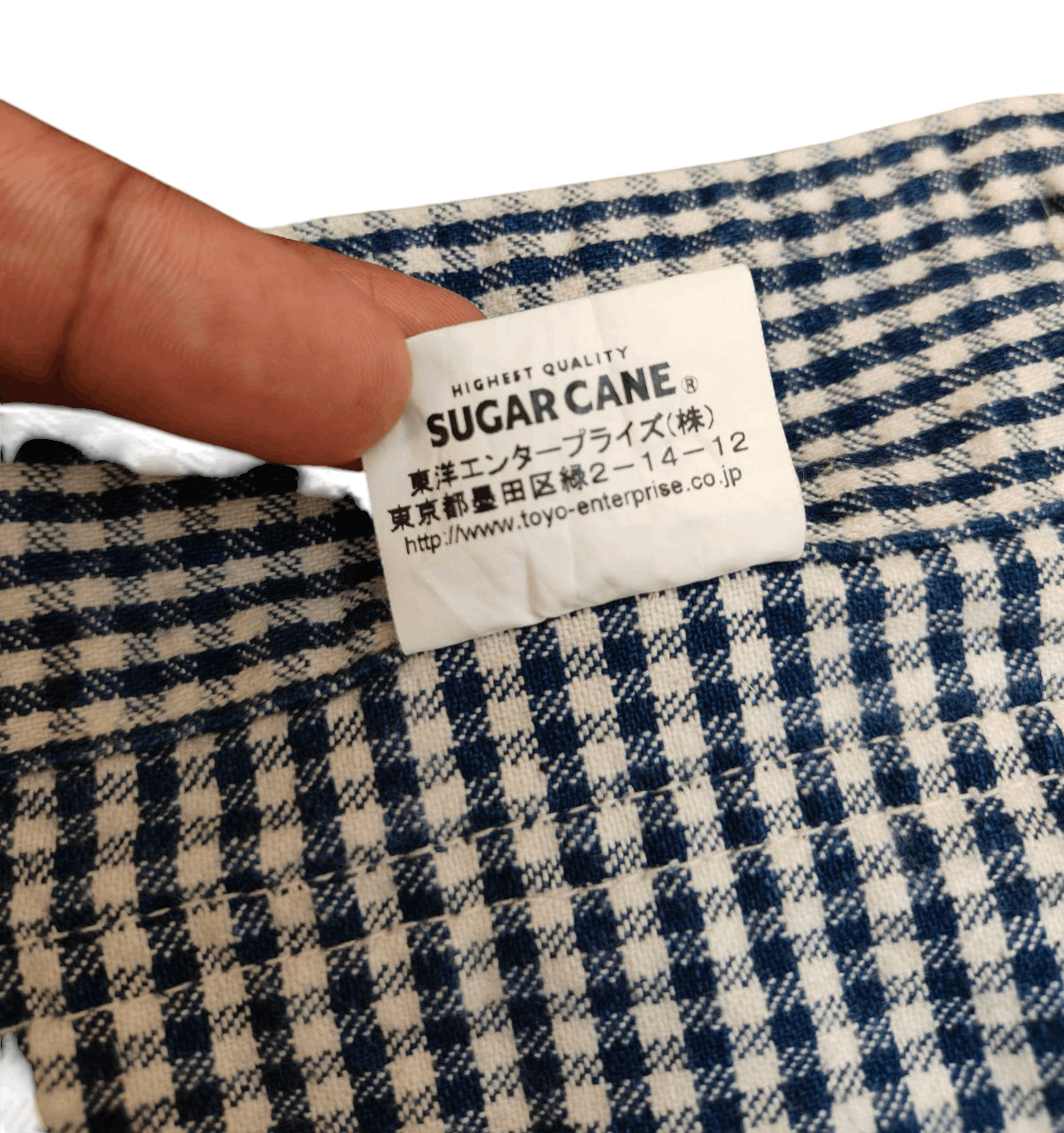 Sugar Cane Sugar cAne Checkered Cotton Vest Size US M / EU 48-50 / 2 - 4 Thumbnail