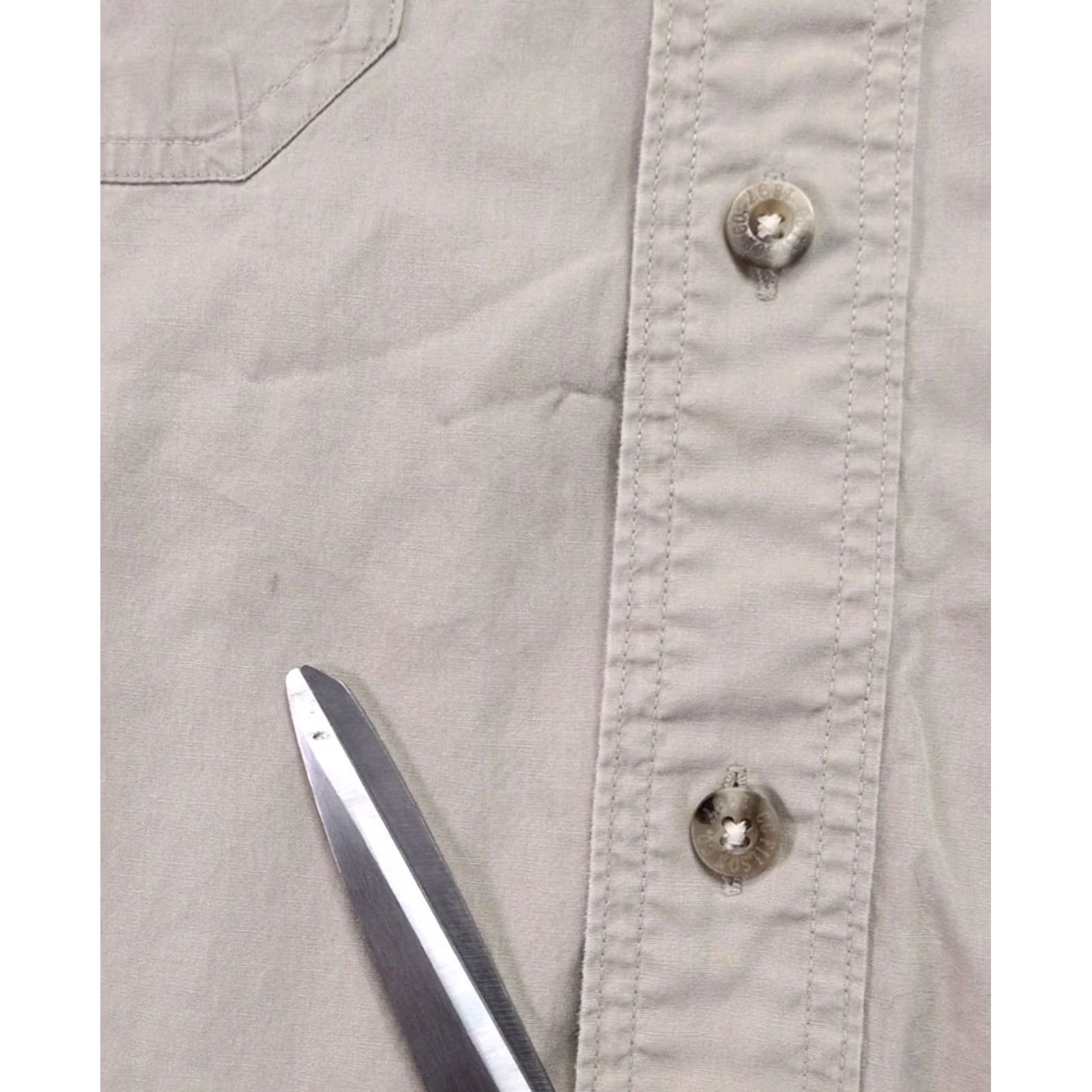 Filson VINTAGE Filson Shirt Long Sleeve Outdoor Safari Fishing Camp Shirt Button-Up Pockets USA 2XL Size US XXL / EU 58 / 5 - 6 Thumbnail