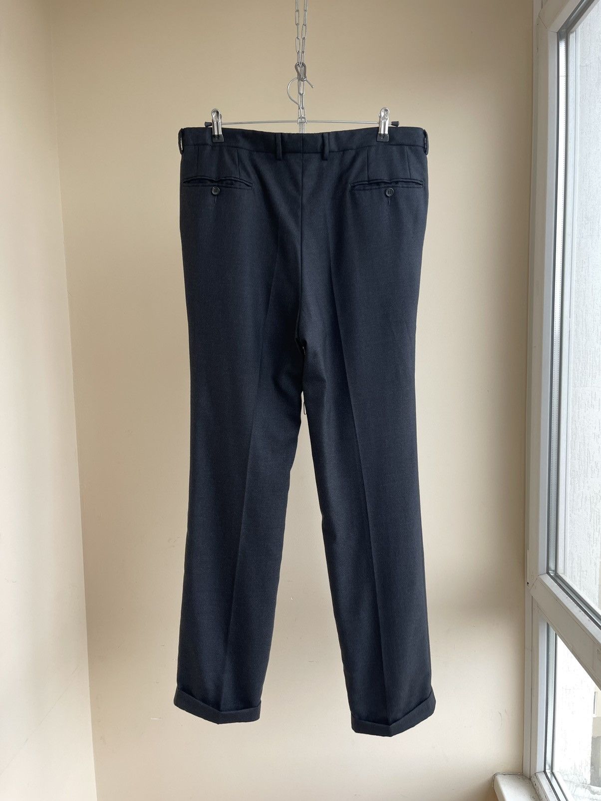 Canali Cashmere Suit 90s Single Breasted 3 Buttons Blazer Trousers Size 44R - 5 Thumbnail