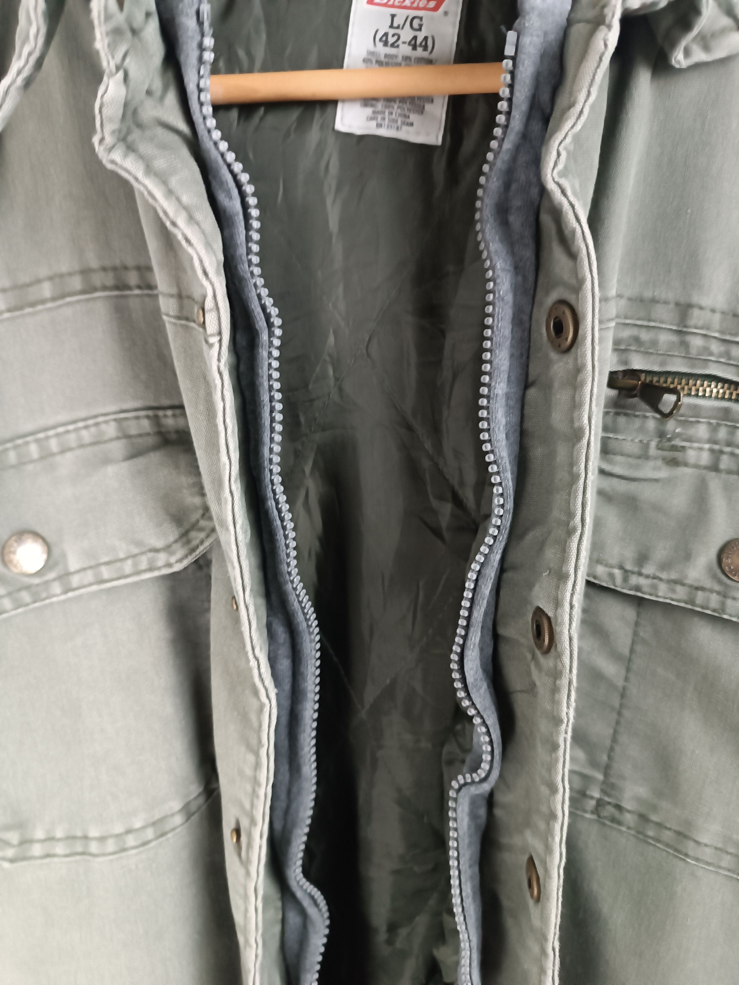 Dickies THRASHED FADED VINTAGE DICKIES HOODED DUCK QUILTED JACKET Size US L / EU 52-54 / 3 - 12 Thumbnail