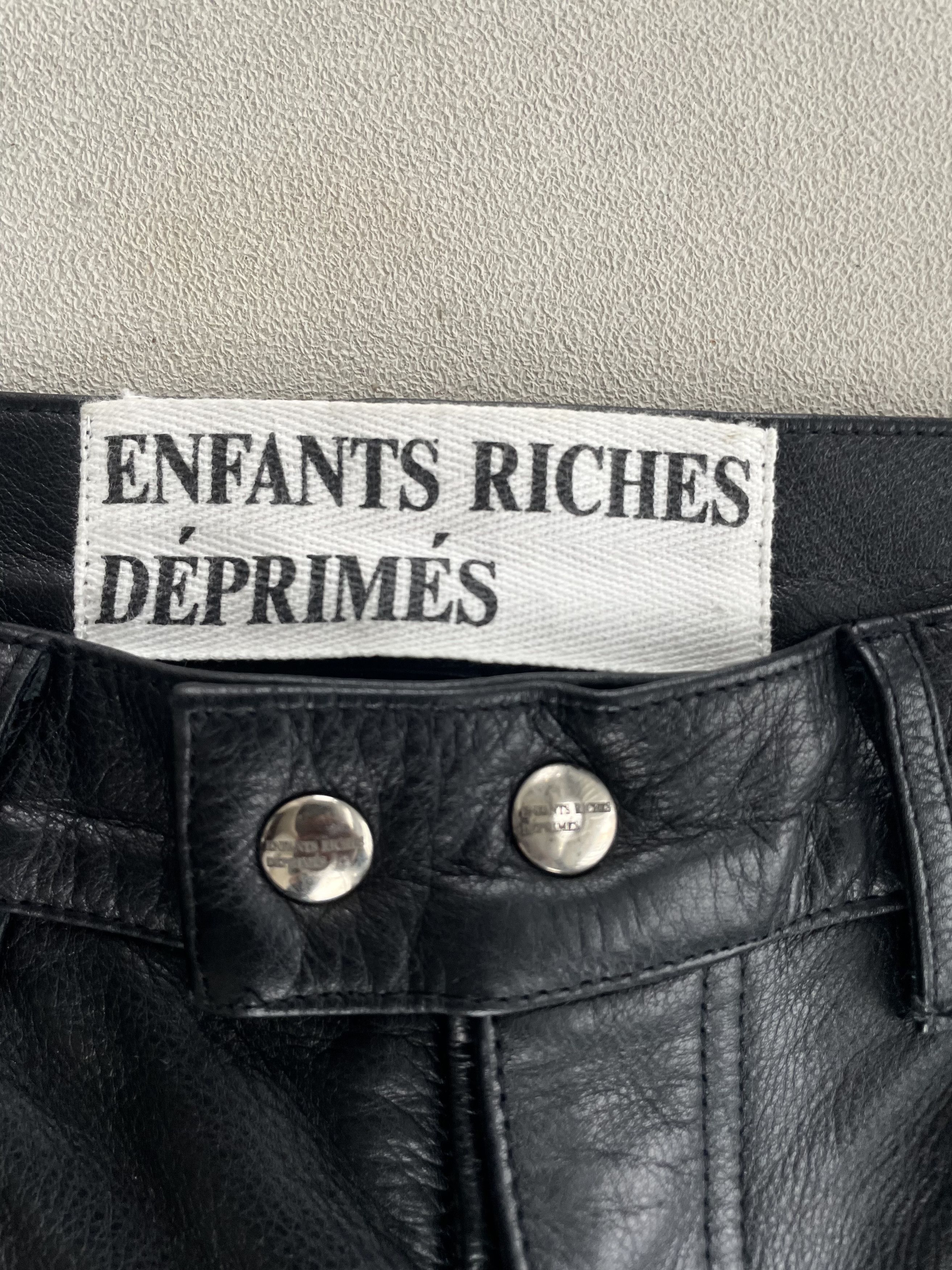Enfants Riches Deprimes ERD First edition Leather Pants Size US 30 / EU 46 - 3 Thumbnail