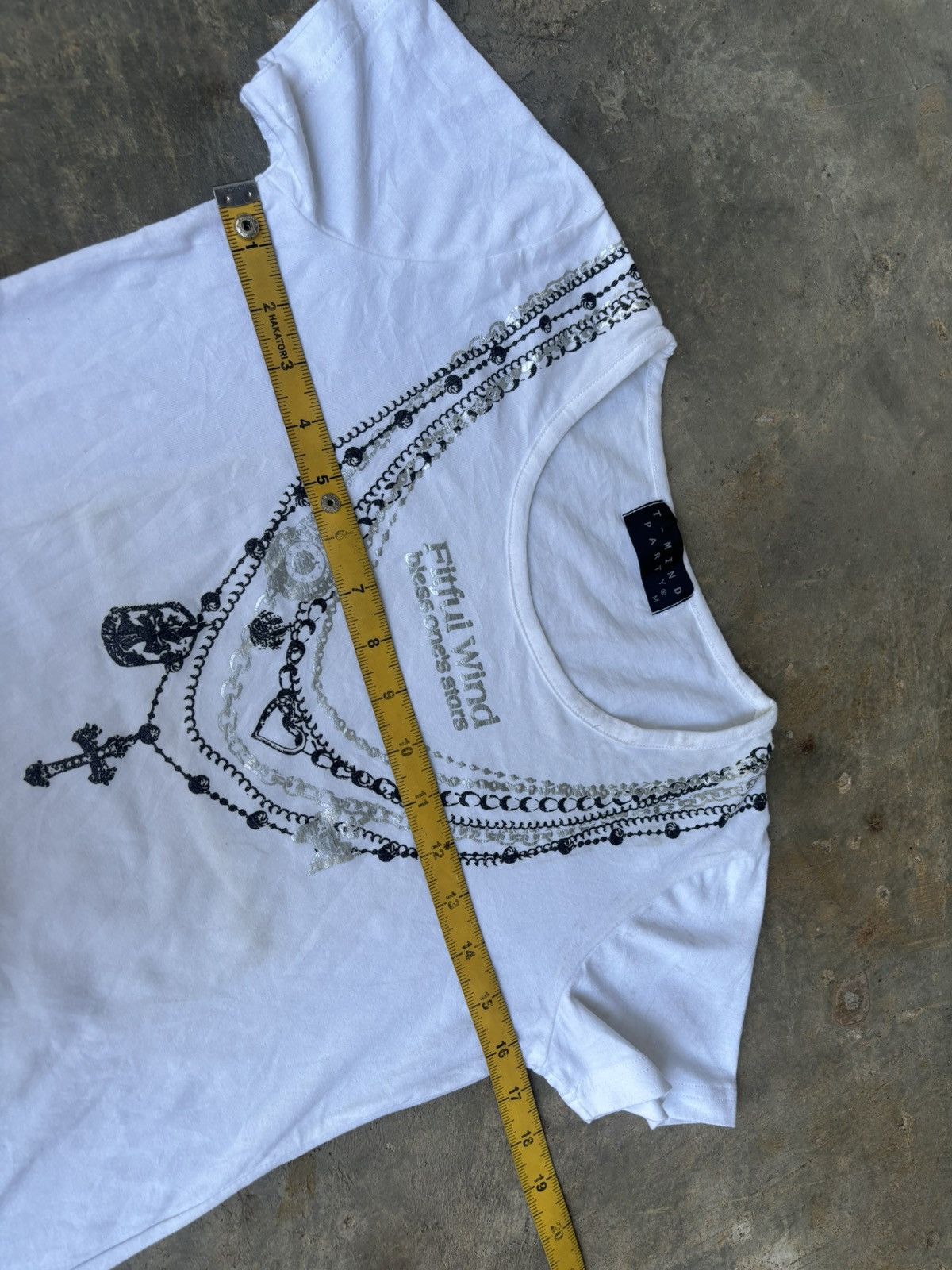 Hysteric Glamour Y2k T-Mind Party Necklace Ifsixwasnine Style Tshirt Size US M / EU 48-50 / 2 - 8 Thumbnail