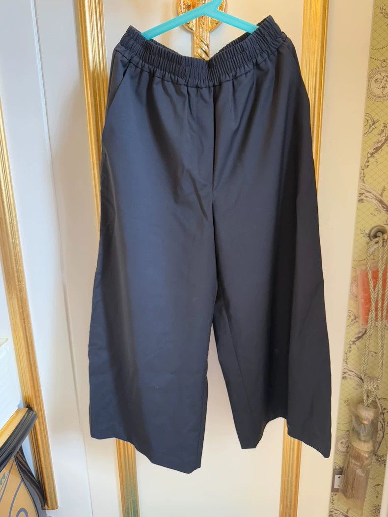 Loewe Loewe size XS Women's black wide-leg pants (9/10 length) Size 28" / US 6 / IT 42 - 2 Thumbnail