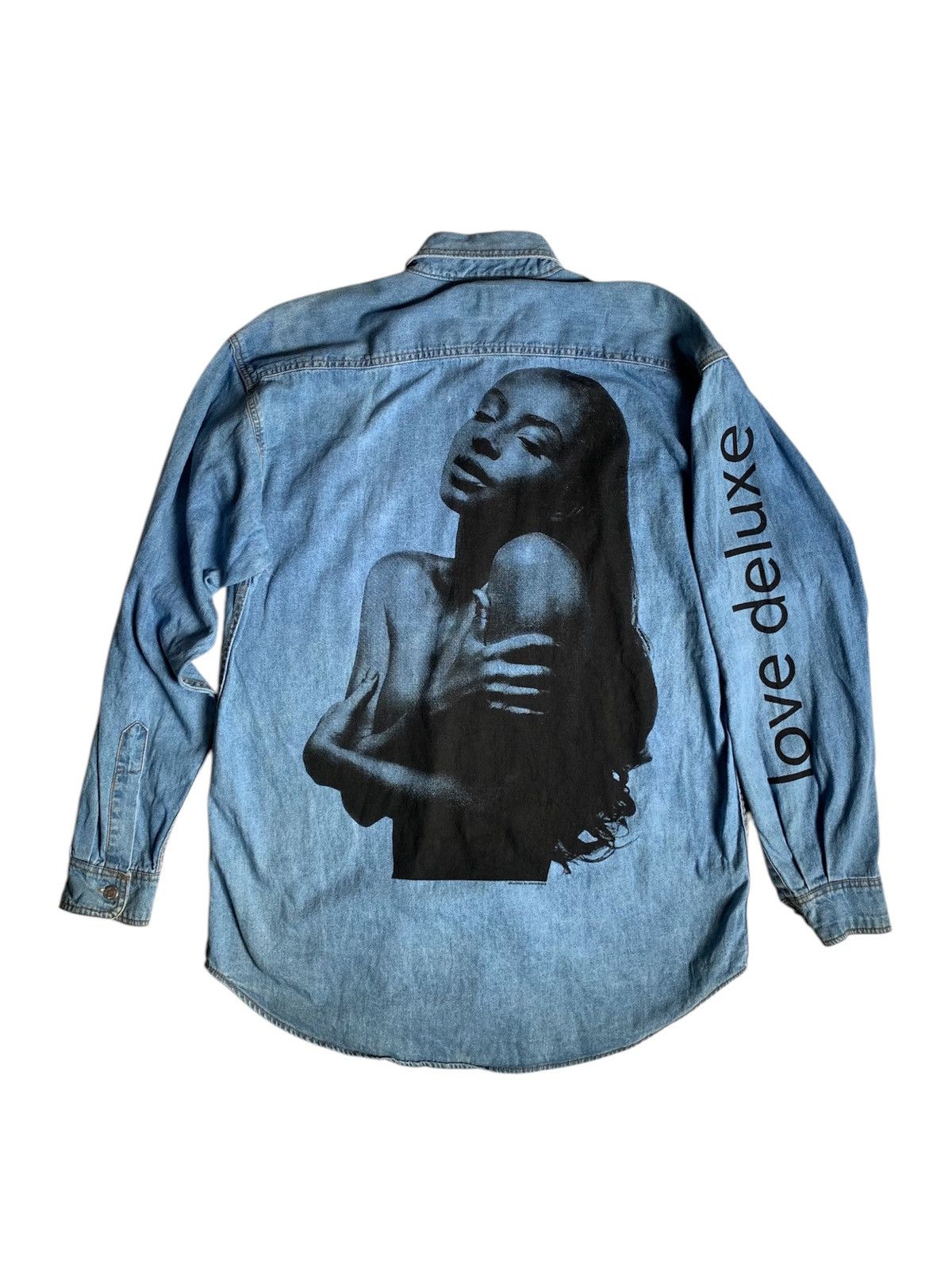 Armani Sade “Love Deluxe” Silkscreen Print On Armani Jeans Shirts Size US XL / EU 56 / 4 - 1 Thumbnail