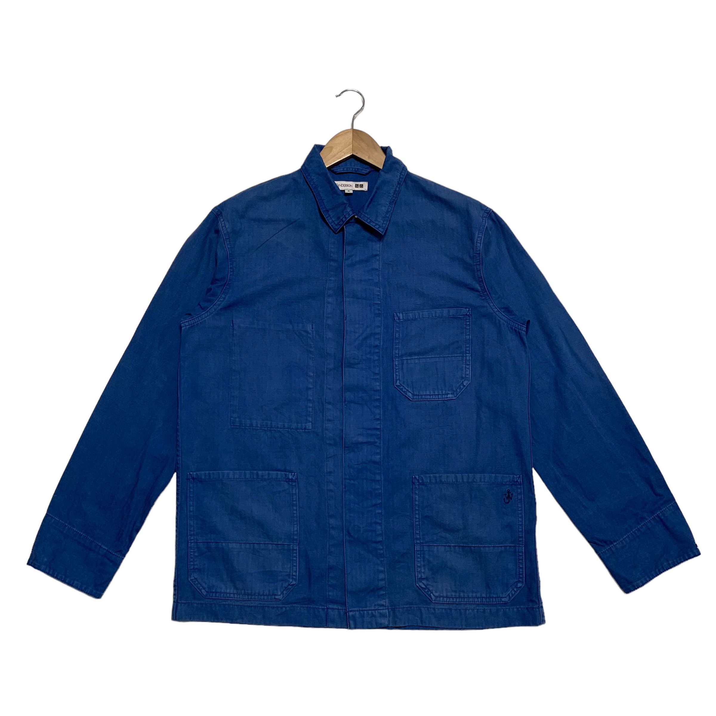 image of J W Anderson x Uniqlo Jw Anderson X Uniqlo Chore Jacket in Blue, Men's (Size Medium)