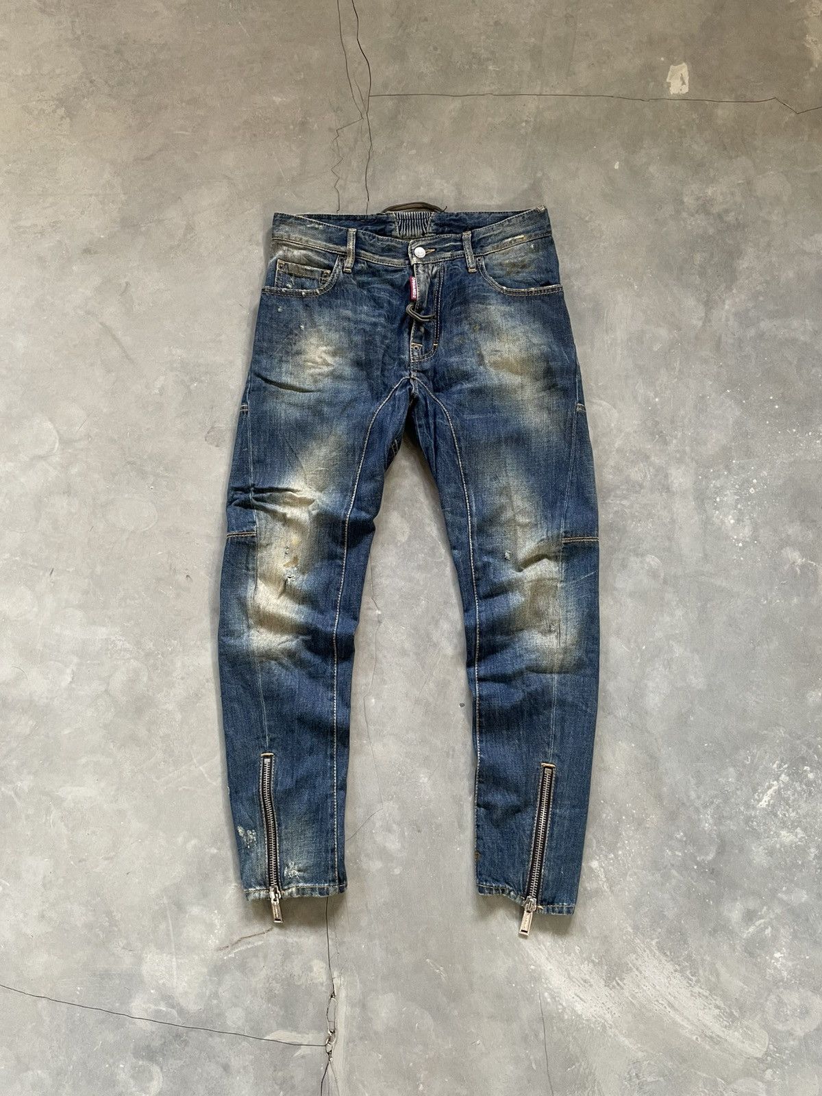 Dsquared2 Distressed Bikers Jeans Pant S74LA0948