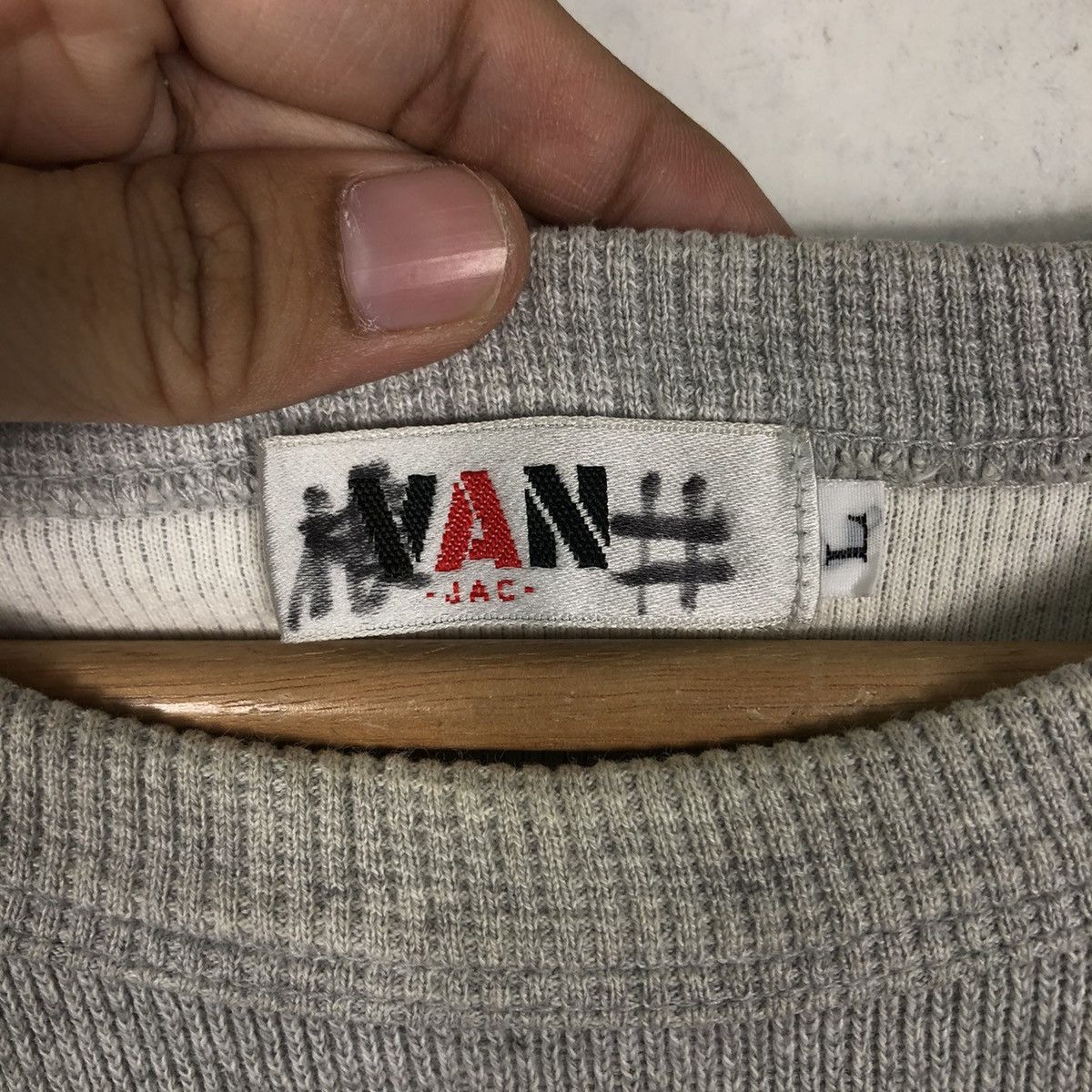 Japanese Brand 🔥90’s Vintage Van Jac Sweatshirt Crewneck Big Logo Japan Size US L / EU 52-54 / 3 - 10 Thumbnail