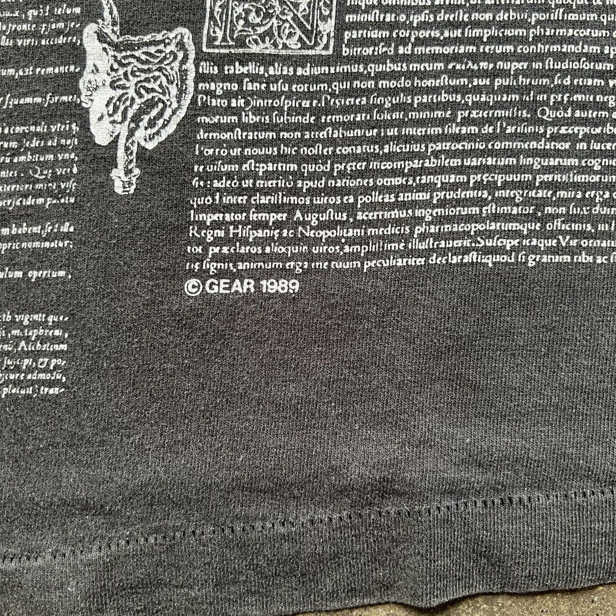 Fruit Of The Loom VTG ‘90s Andreas Vesalius Man Anatomy Art Tee Shirt Size US L / EU 52-54 / 3 - 6 Thumbnail