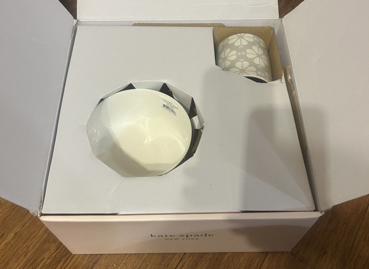 Kate Spade Kate Spade Lenox Spade FLOWER PLATINUM 4pc Place Setting Size ONE SIZE - 4 Thumbnail