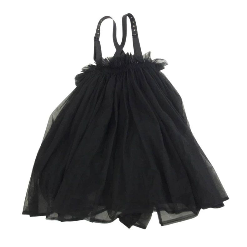 Comme des Garcons Comme Des Garcons Black Retro Gauze Design Strap Skirt Size M / US 6-8 / IT 42-44 - 2 Thumbnail