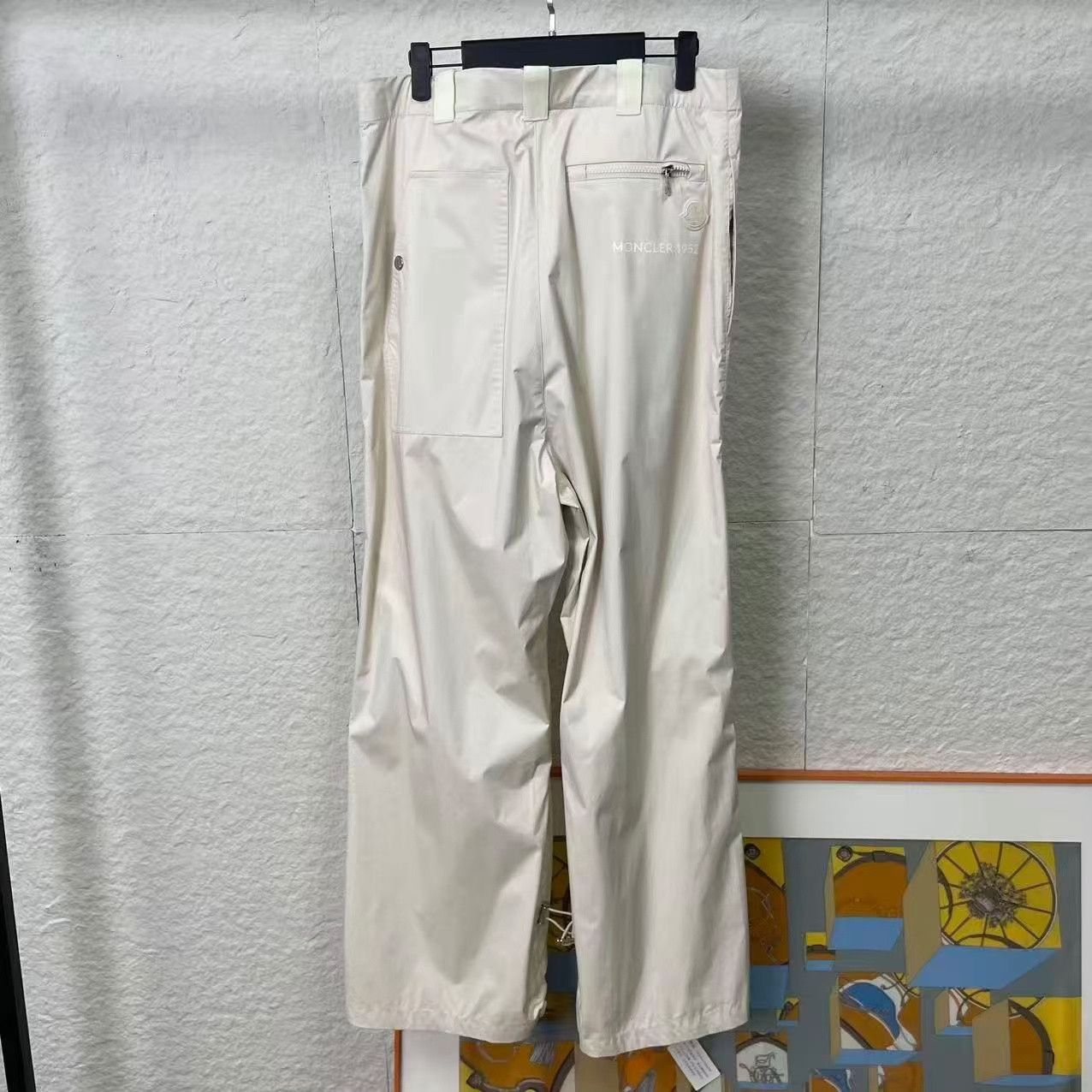 Moncler Moncler 1952 Series Back Logo Wide-Leg Pants Size US 32 / EU 48 - 2 Thumbnail