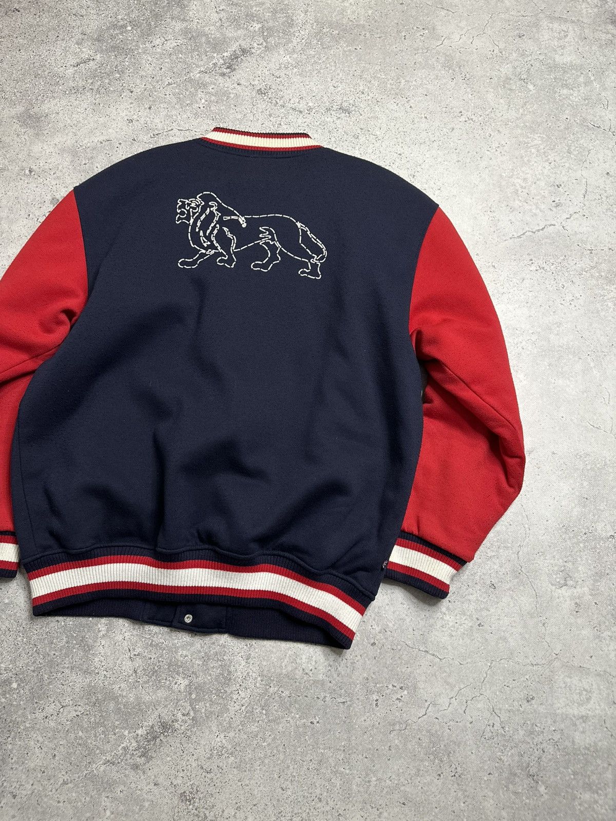 Lonsdale Lonsdale England Big Embroidered Logo Navy Bomber Jacket Size US XL / EU 56 / 4 - 5 Thumbnail