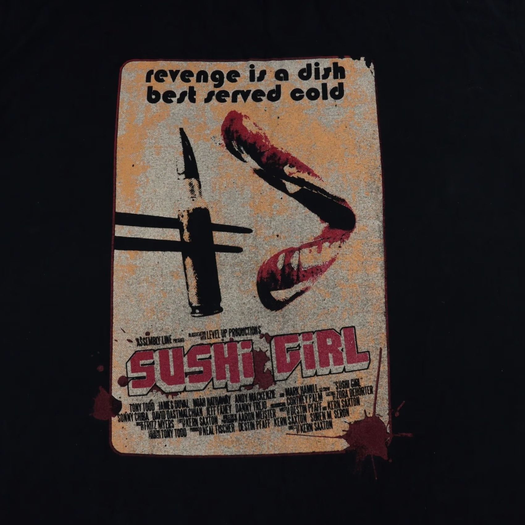 American Apparel Sushi Girl / American Apparel T-Shirt XL Black Movie Tshirt Mens Vintage? Size US XL / EU 56 / 4 - 2 Thumbnail