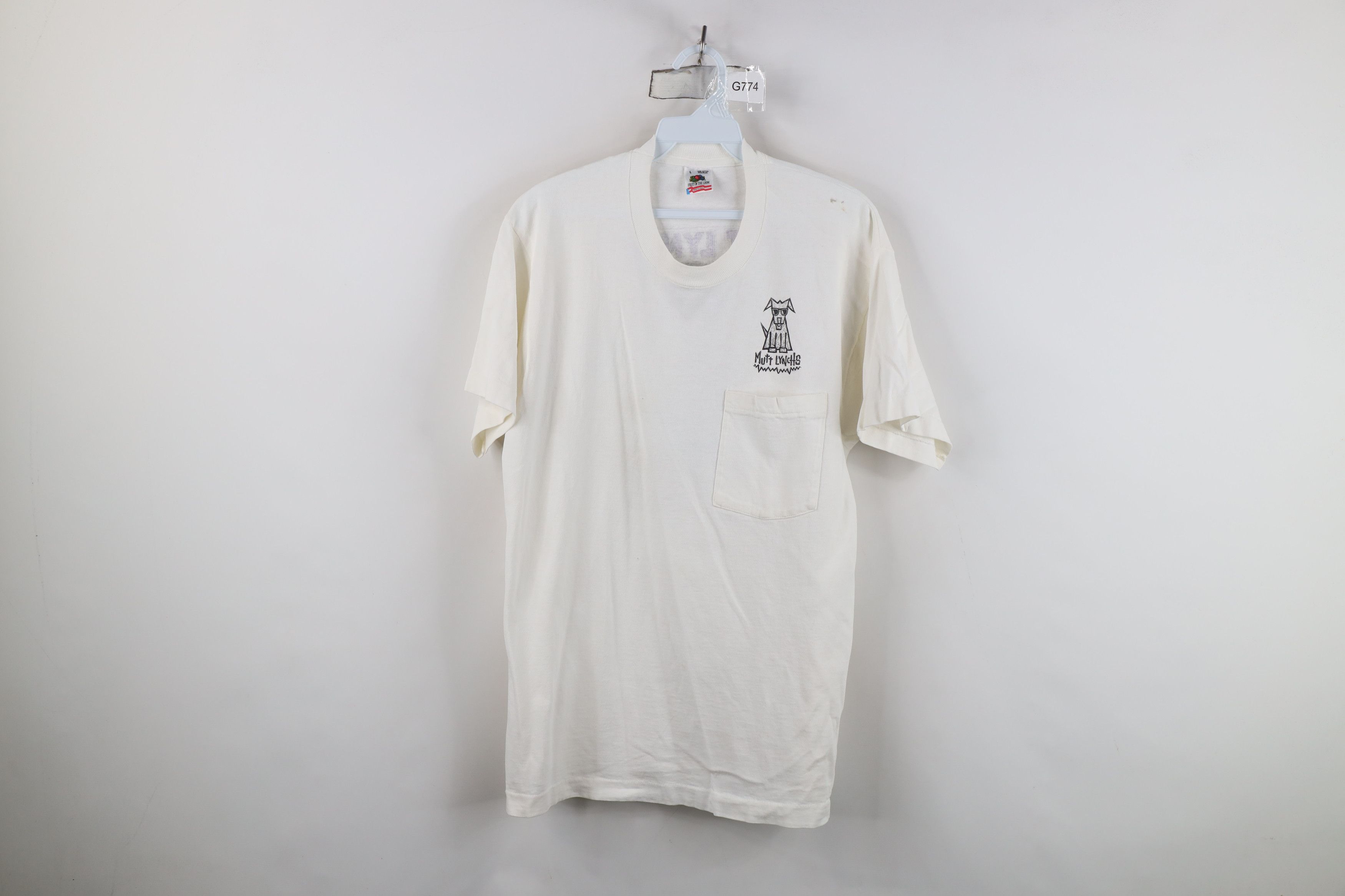 Vintage Vintage 90s Streetwear Mutt Lynch Newport Beach T-Shirt USA Size US L / EU 52-54 / 3 - 1 Thumbnail