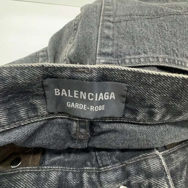 Balenciaga Balenciaga SS24 Washed Mid-Rise Flared Jeans 0079-2507 Size US 30 / EU 46 - 4 Thumbnail