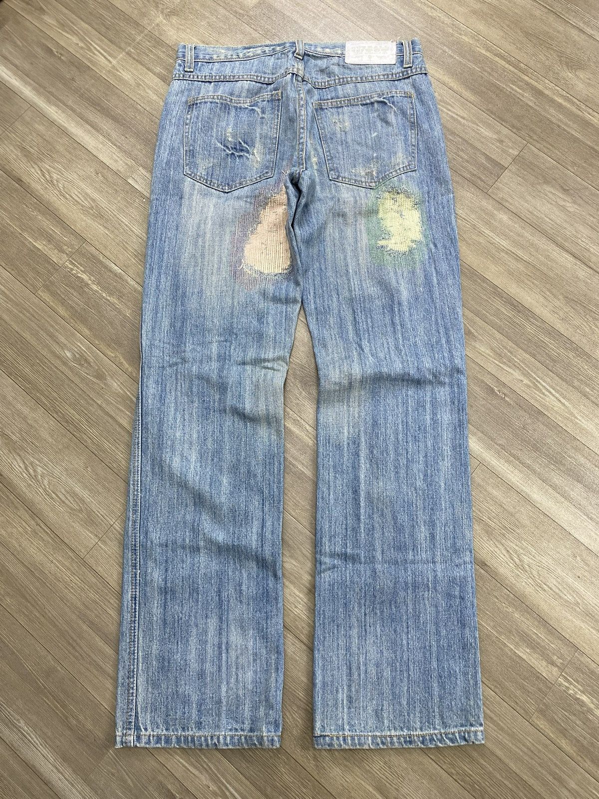 If Six Was Nine 2000s OutBall West Sasikho Distressed Jeans Balenciaga Style Size US 30 / EU 46 - 17 Thumbnail