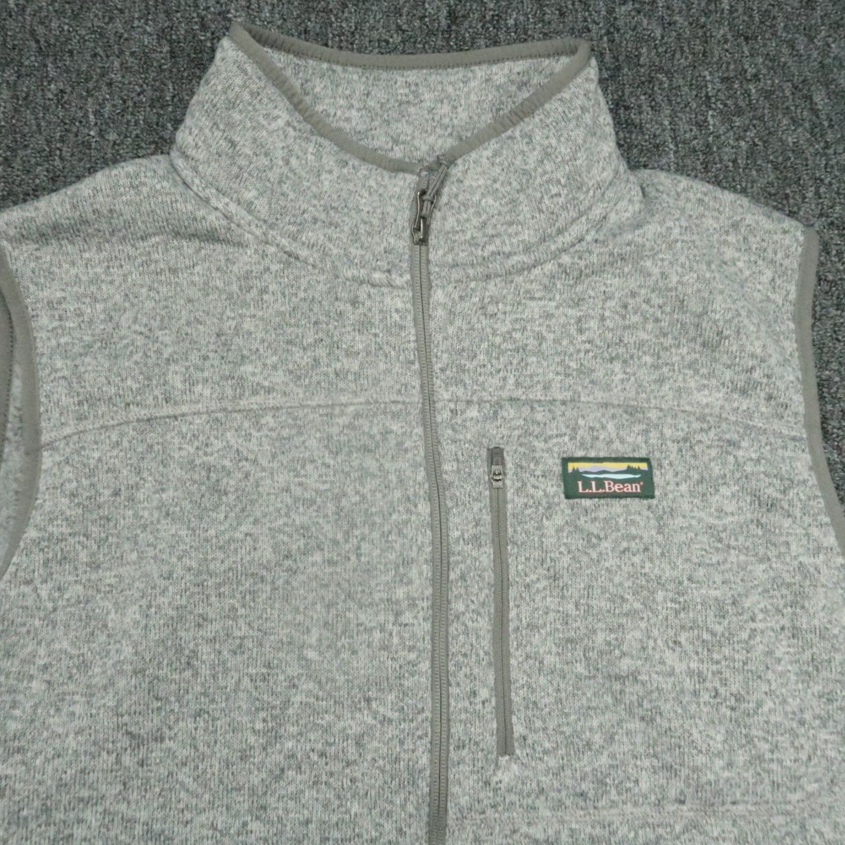 Vintage L.L. Bean Vest Men XL Regular Size Regular Fit Zip Pockets Full Zip Fleece Gray Polyester Winter Fall Spring Summer Casual Travel Workwear Overcoat Size US XL / EU 56 / 4 - 2 Thumbnail