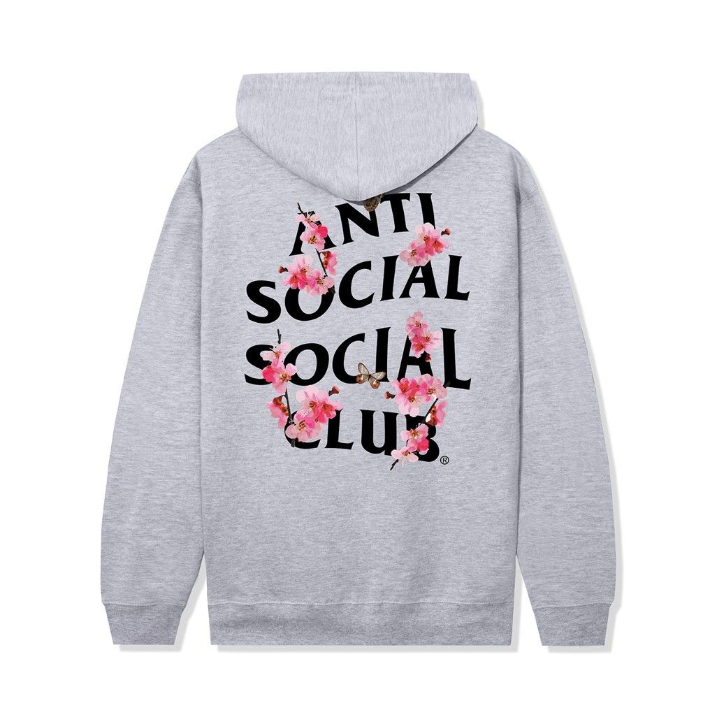 Anti Social Social Club Kkotch Grey Hoodie New DS