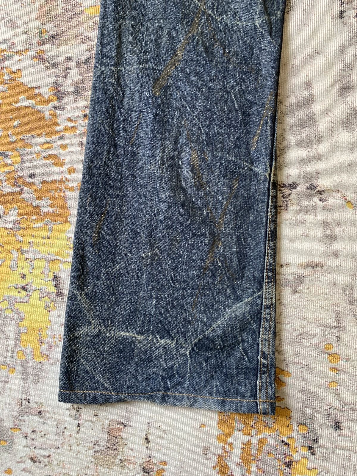 Japanese Brand Japanese Brand Distressed Flare Denim Size US 32 / EU 48 - 12 Thumbnail