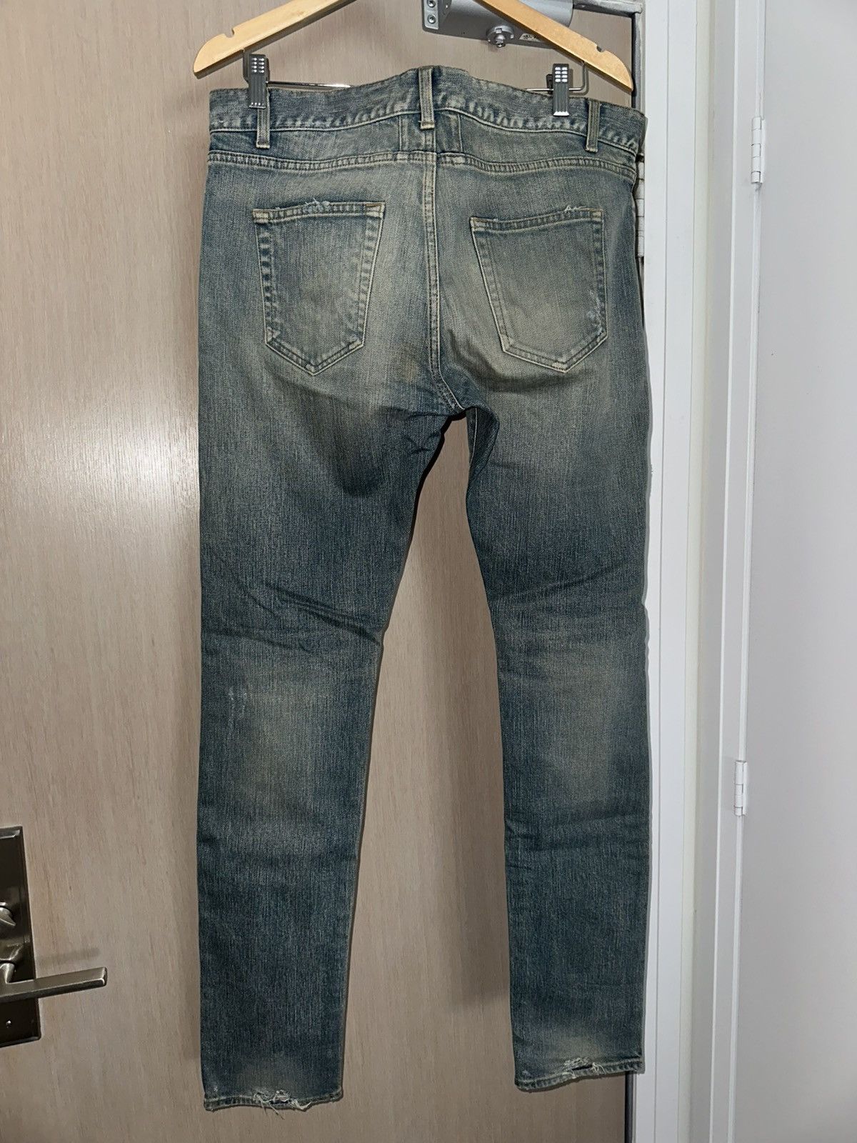 Hedi Slimane × Saint Laurent Paris Heidi SLP D02 Crash Denim 33