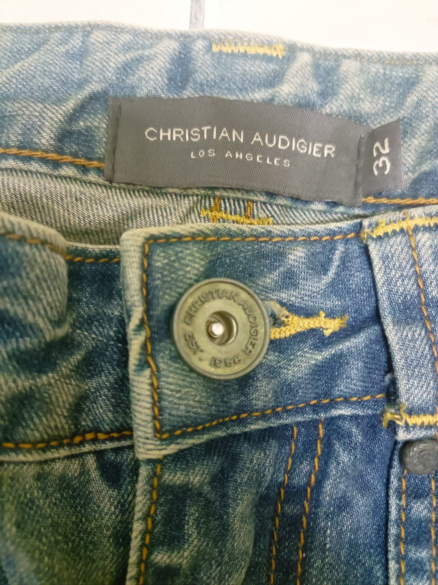 Christian Audigier Christian Audigier Custom Denim Size 32" Size US 32 / EU 48 - 3 Thumbnail