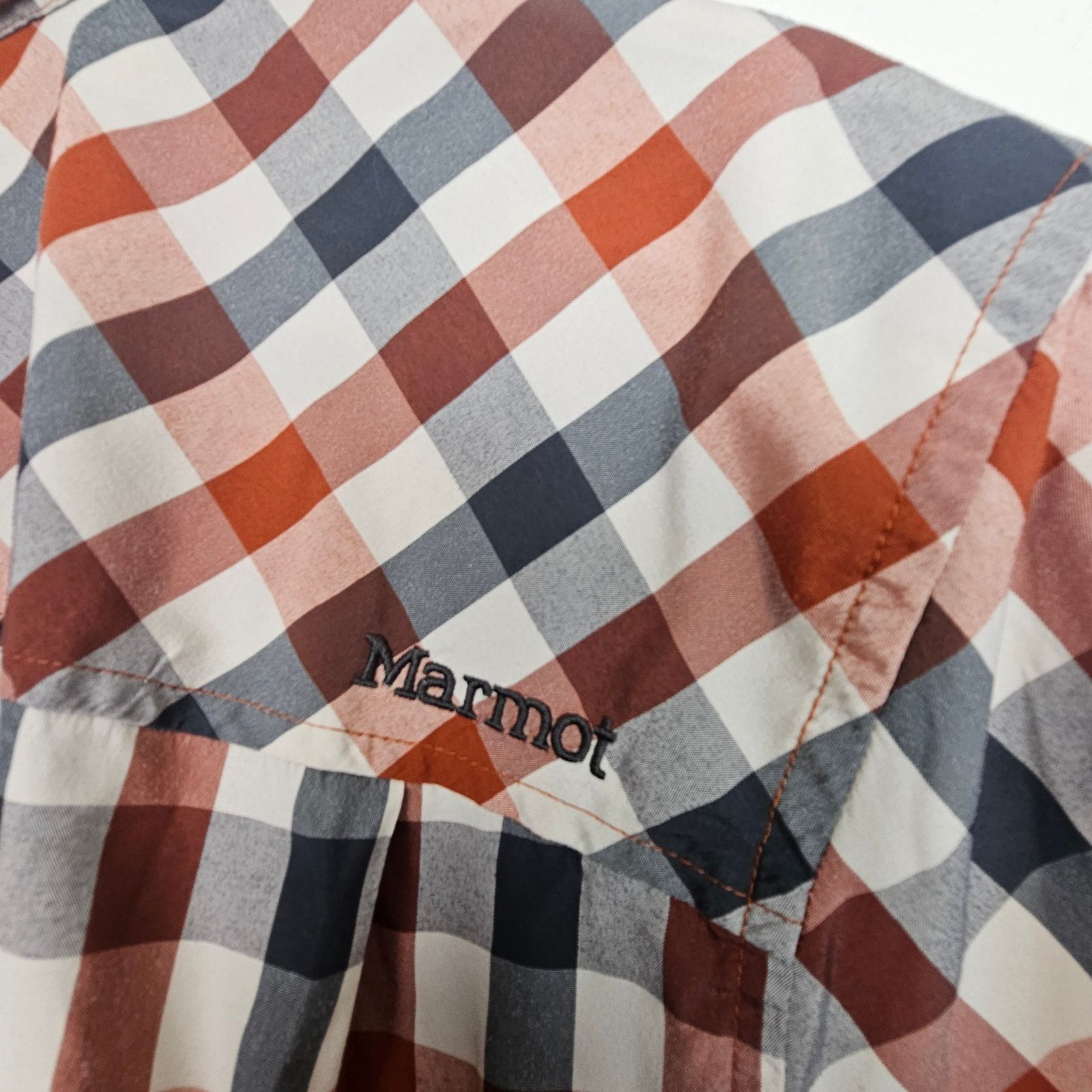 Marmot Marmot Mens Checker Button Shirt XL Gorpcore Outdoor Trail Size US XL / EU 56 / 4 - 9 Thumbnail