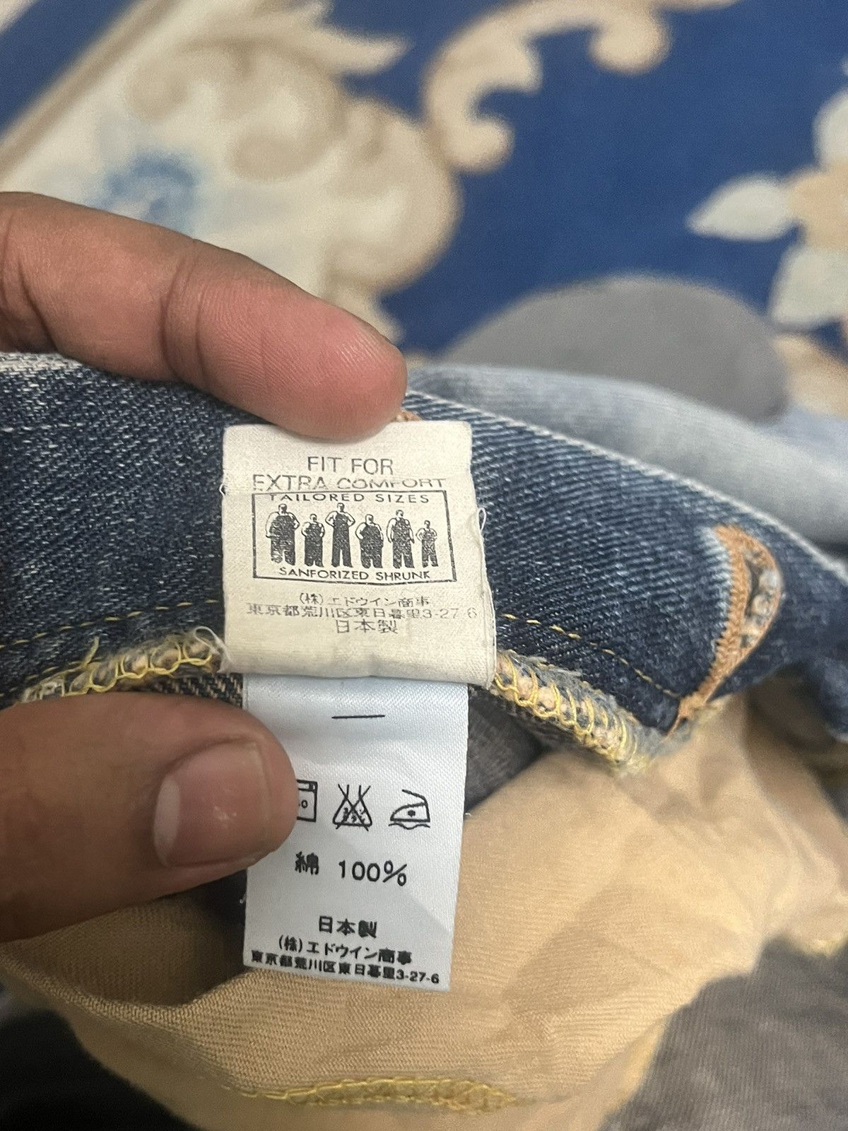 Lee Vintage Lee Sanforized Half Selvedge Size US 33 - 15 Thumbnail