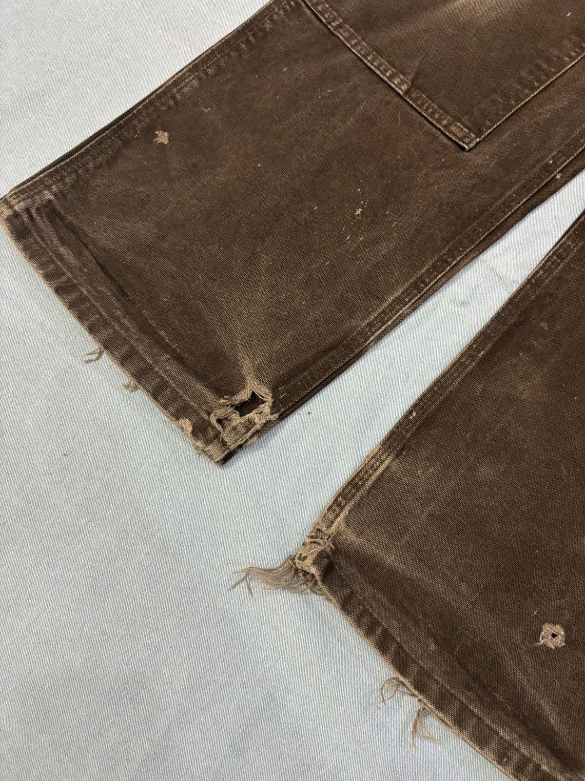 Carhartt Carhartt WB136 DKB Double knee denim Size 32" / US 10 / IT 46 - 4 Thumbnail