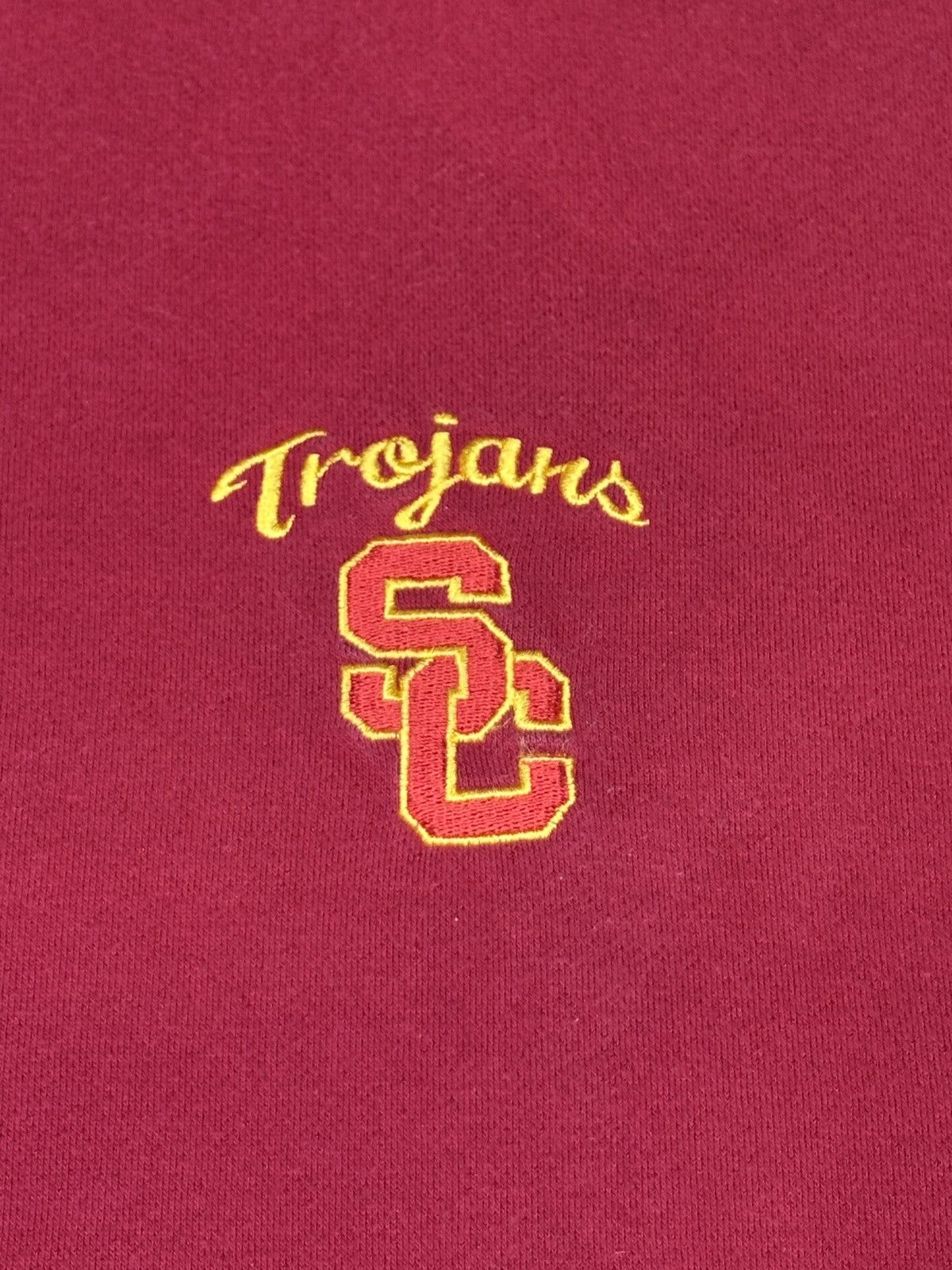 NCAA Vintage 1990s Team Trojans USC College Sweater Size XL 0656 Size US XL / EU 56 / 4 - 4 Thumbnail