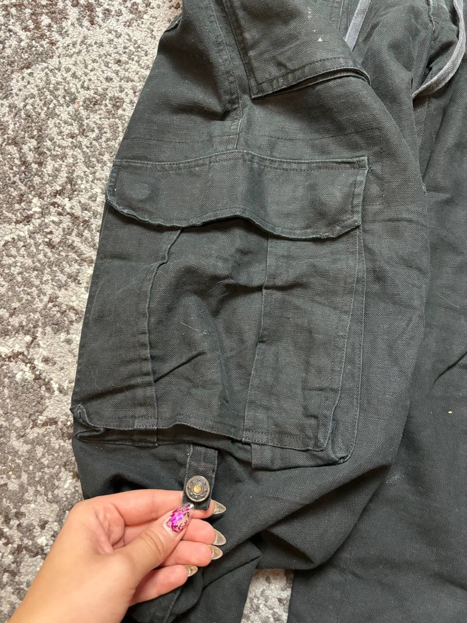 H&M × Vintage Vintage Y2K H&M Multi Pocket Cargo Pants Size US 32 / EU 48 - 2 Thumbnail