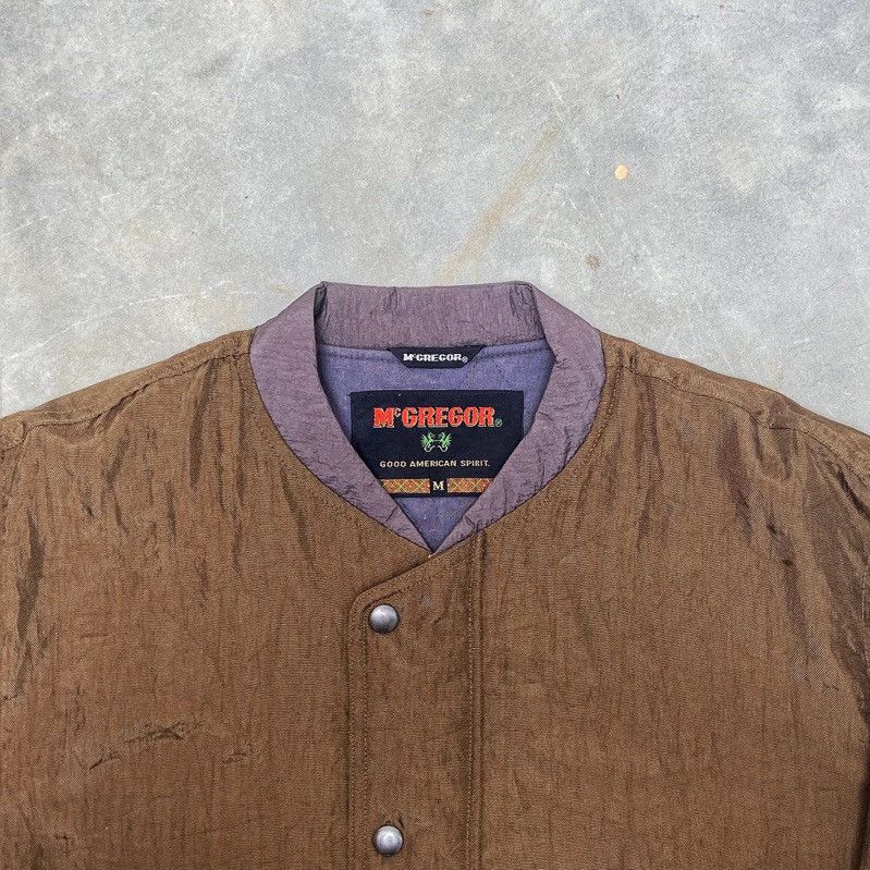 Vintage McGregor Brown Bomber Vintage Jacket Size US M / EU 48-50 / 2 - 3 Thumbnail