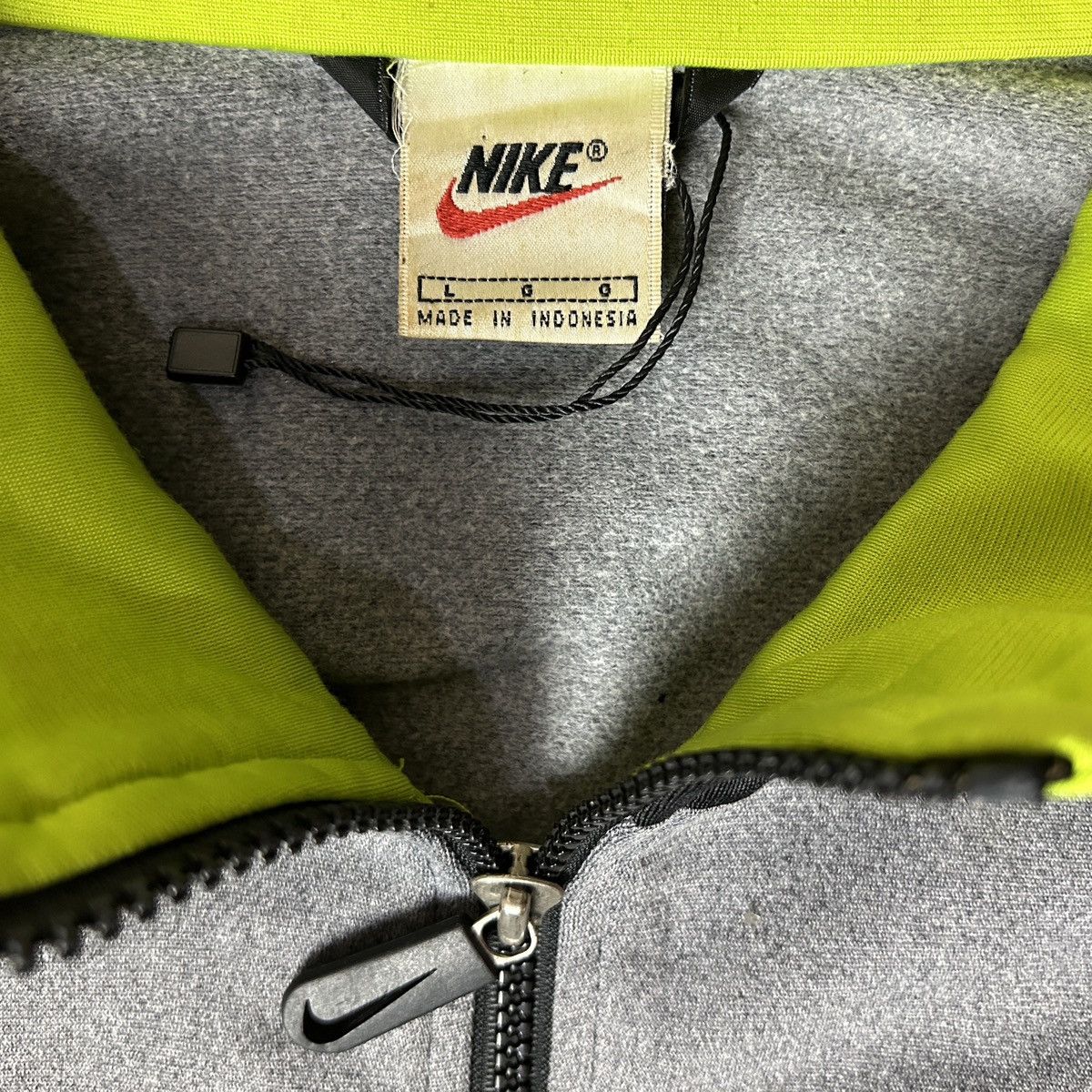 Nike × Vintage Nike 90s vintage tracktop colour block jacket Size US L / EU 52-54 / 3 - 3 Thumbnail