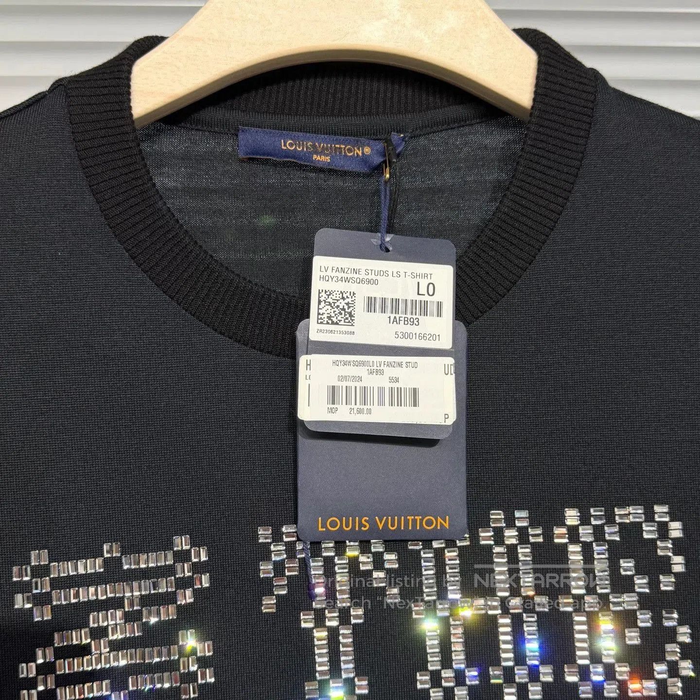 Louis Vuitton LV SS24 Crystal Letter Knit Sweater. Size US L / EU 52-54 / 3 - 3 Thumbnail
