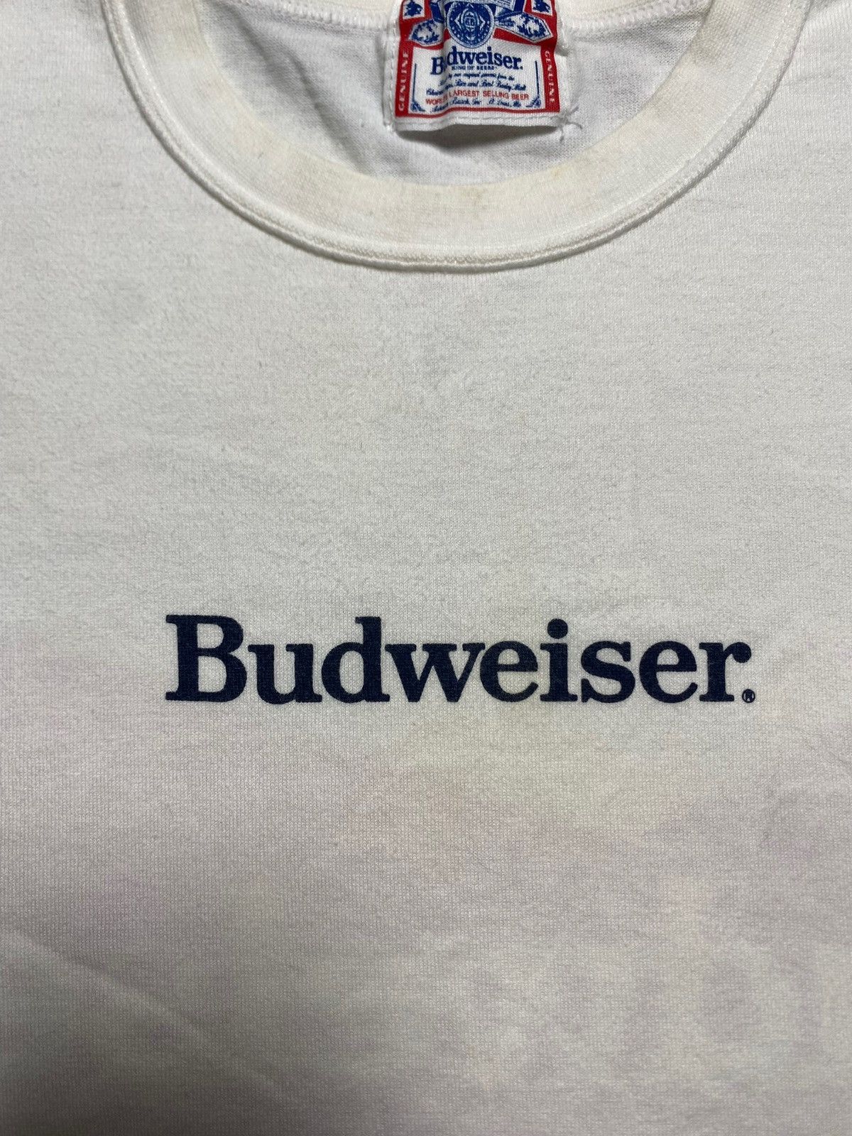 Other VINTAGE BUDWEISER SPELLOUT SLEEVELESS TEE Size US S / EU 44-46 / 1 - 6 Thumbnail