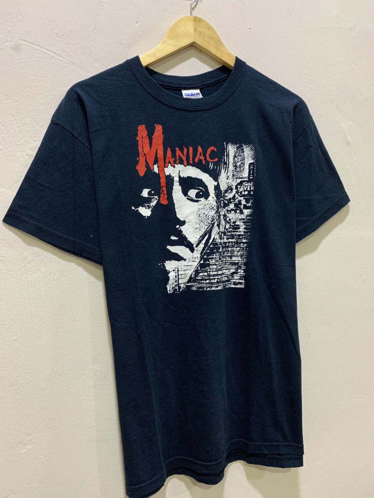 Vintage Vintage 80’s Maniac Horror Movie Y2K Reprint Grapich Shirt Size US M / EU 48-50 / 2 - 2 Thumbnail