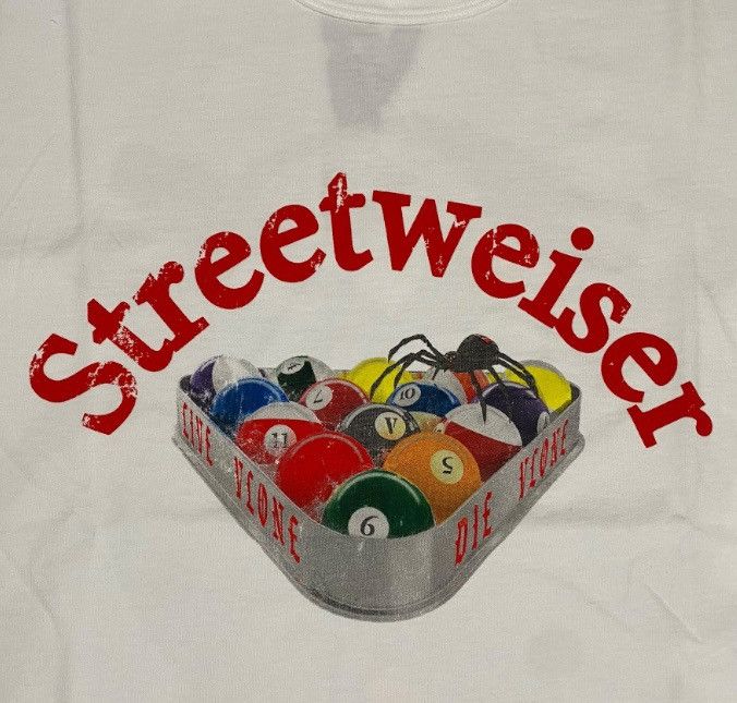 Vlone Vlone Streetweiser White Tee (M) Size US M / EU 48-50 / 2 - 4 Thumbnail