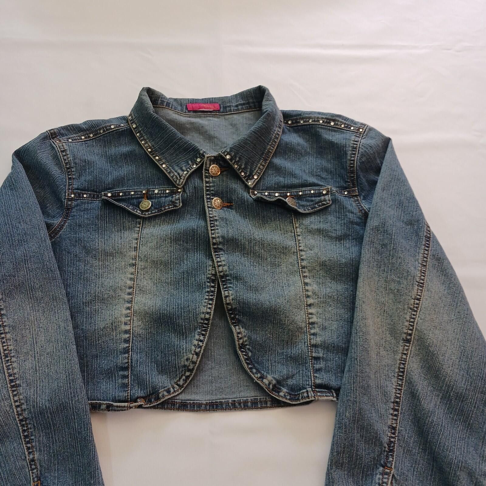 Other VTG Thalia Sodi Denim Women Jacket Jeans Blue Vest Size M Size M / US 6-8 / IT 42-44 - 7 Thumbnail