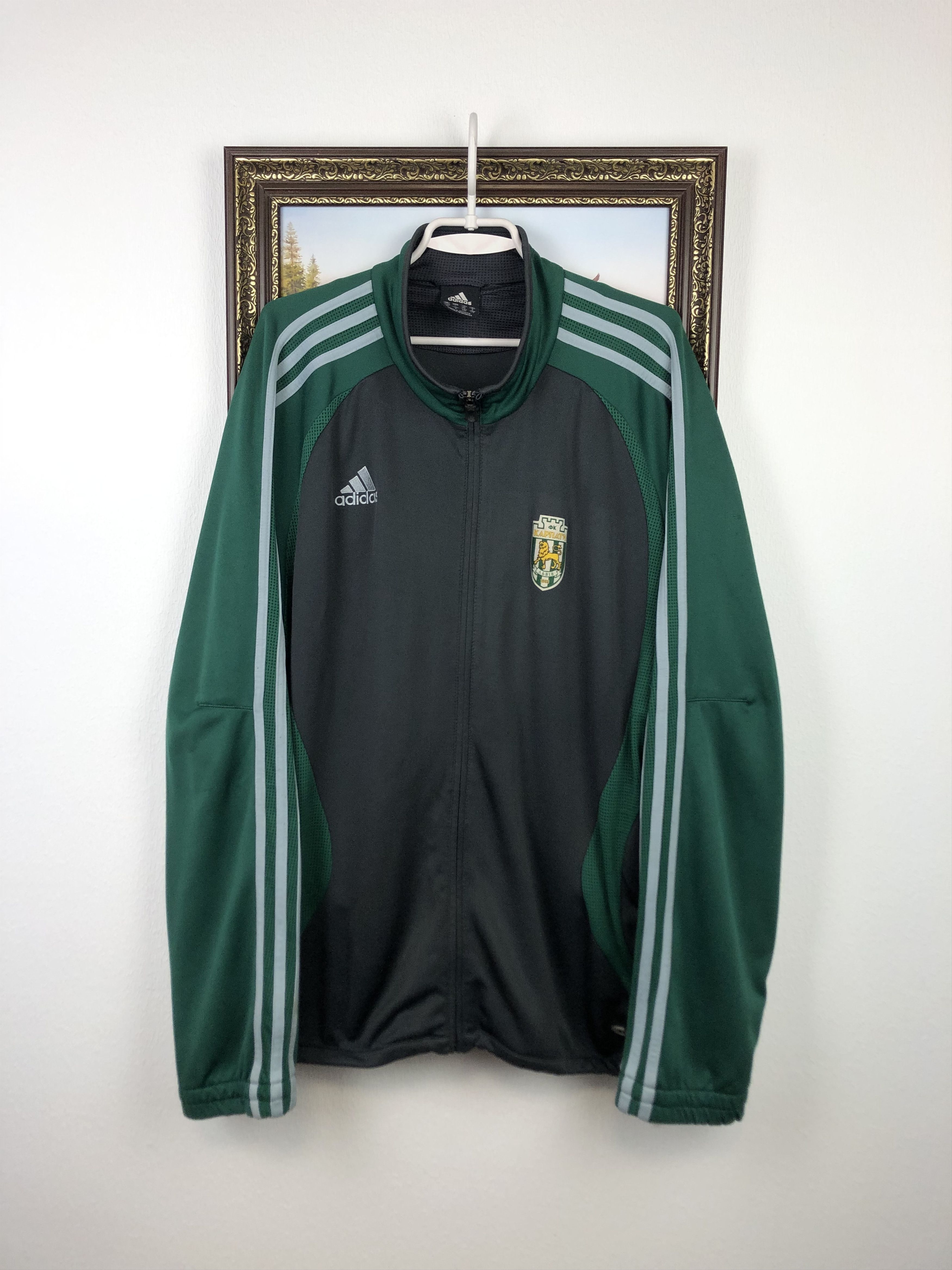 Adidas Vintage Adidas Karpaty Lviv Football Jacket Soccer Track Top Size US XL / EU 56 / 4 - 1 Thumbnail