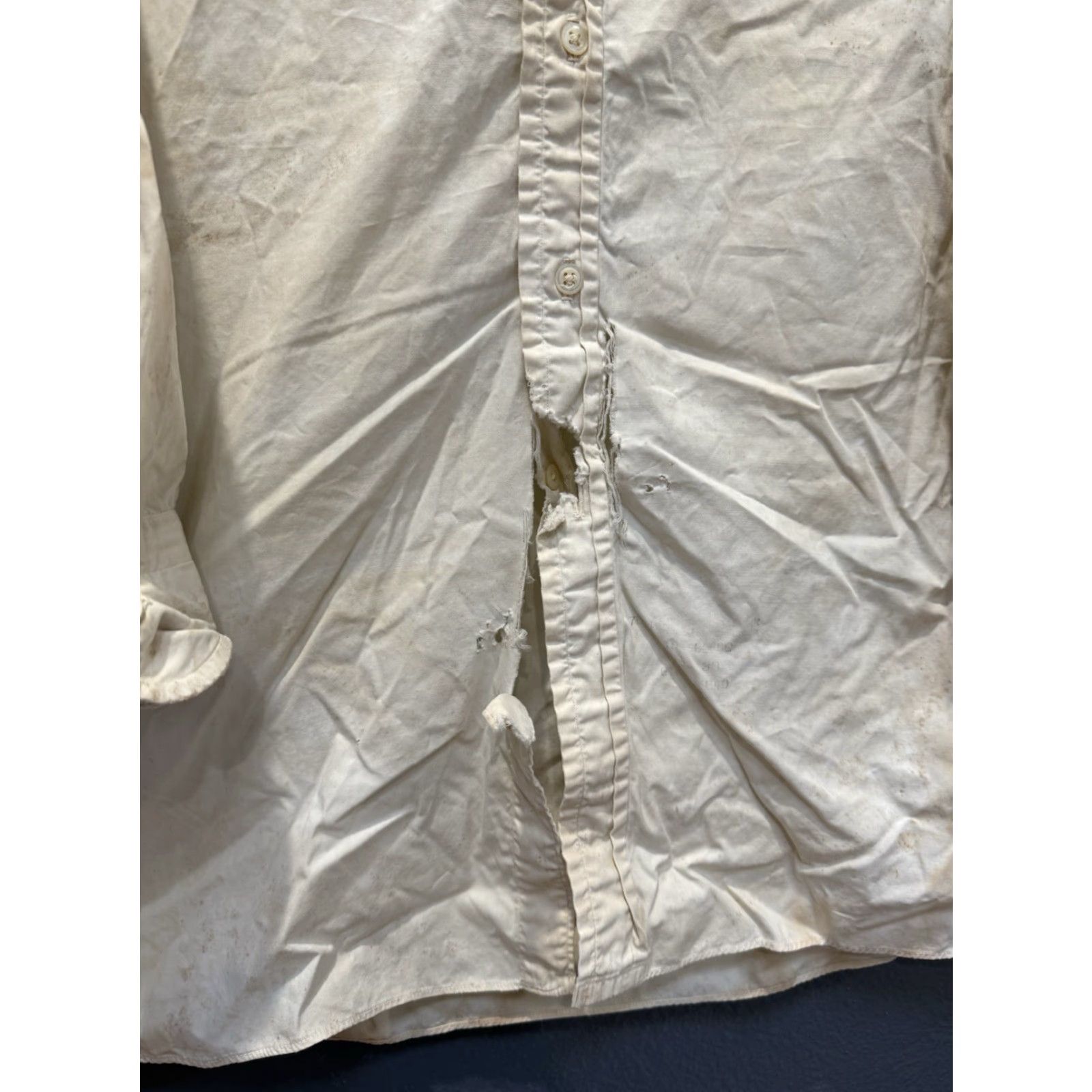 Vintage VINTAGE Towncraft Shirt Sanforized White Cotton Button-Front 1940s Medium Mens Size US M / EU 48-50 / 2 - 5 Thumbnail