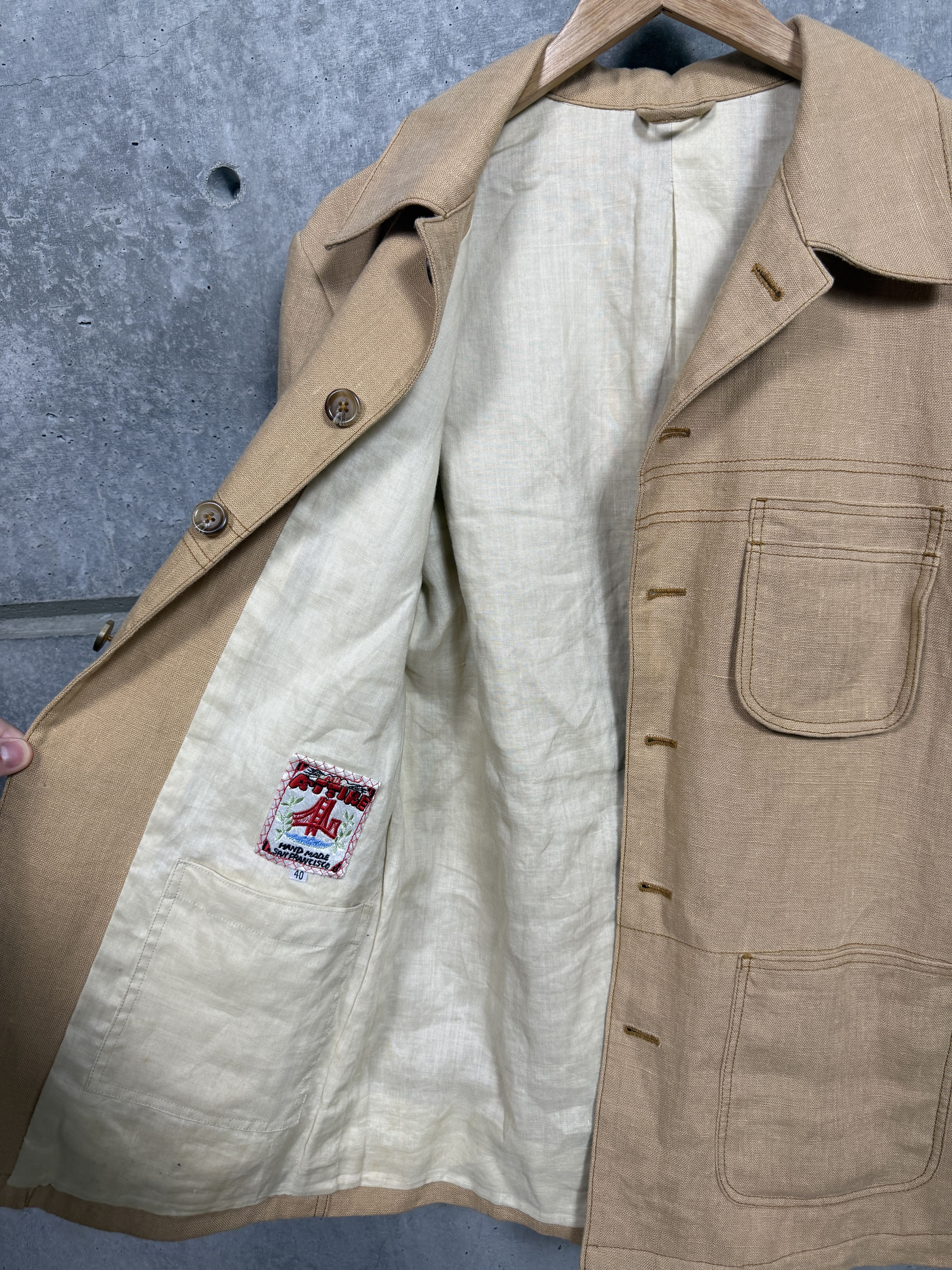 Vintage Al's Attire San Francisco Vintage Hand Made Button-Up Jacket Size US L / EU 52-54 / 3 - 3 Thumbnail