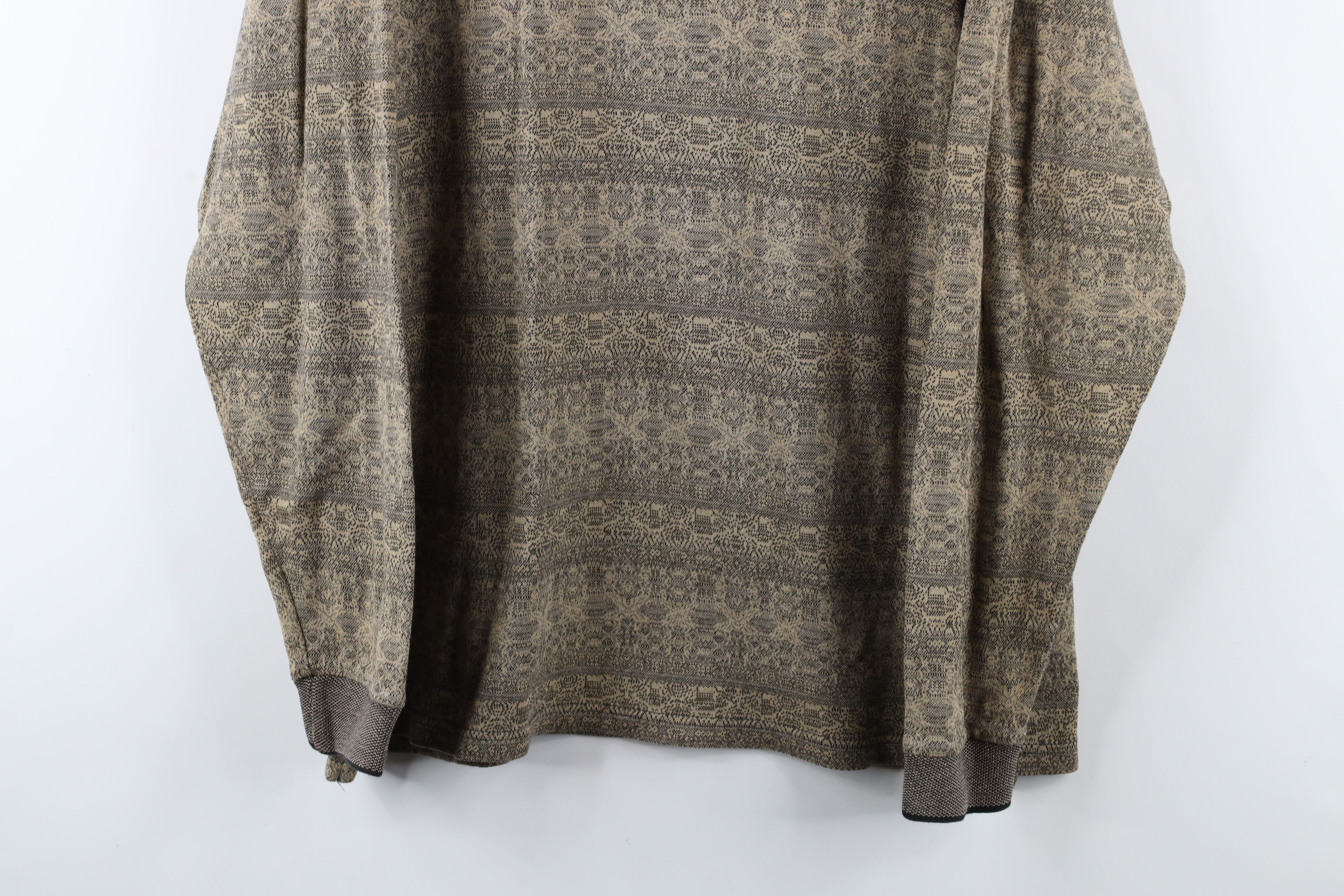 Vintage Vintage 90s Streetwear Southwestern Long Sleeve Polo USA Size US L / EU 52-54 / 3 - 3 Thumbnail